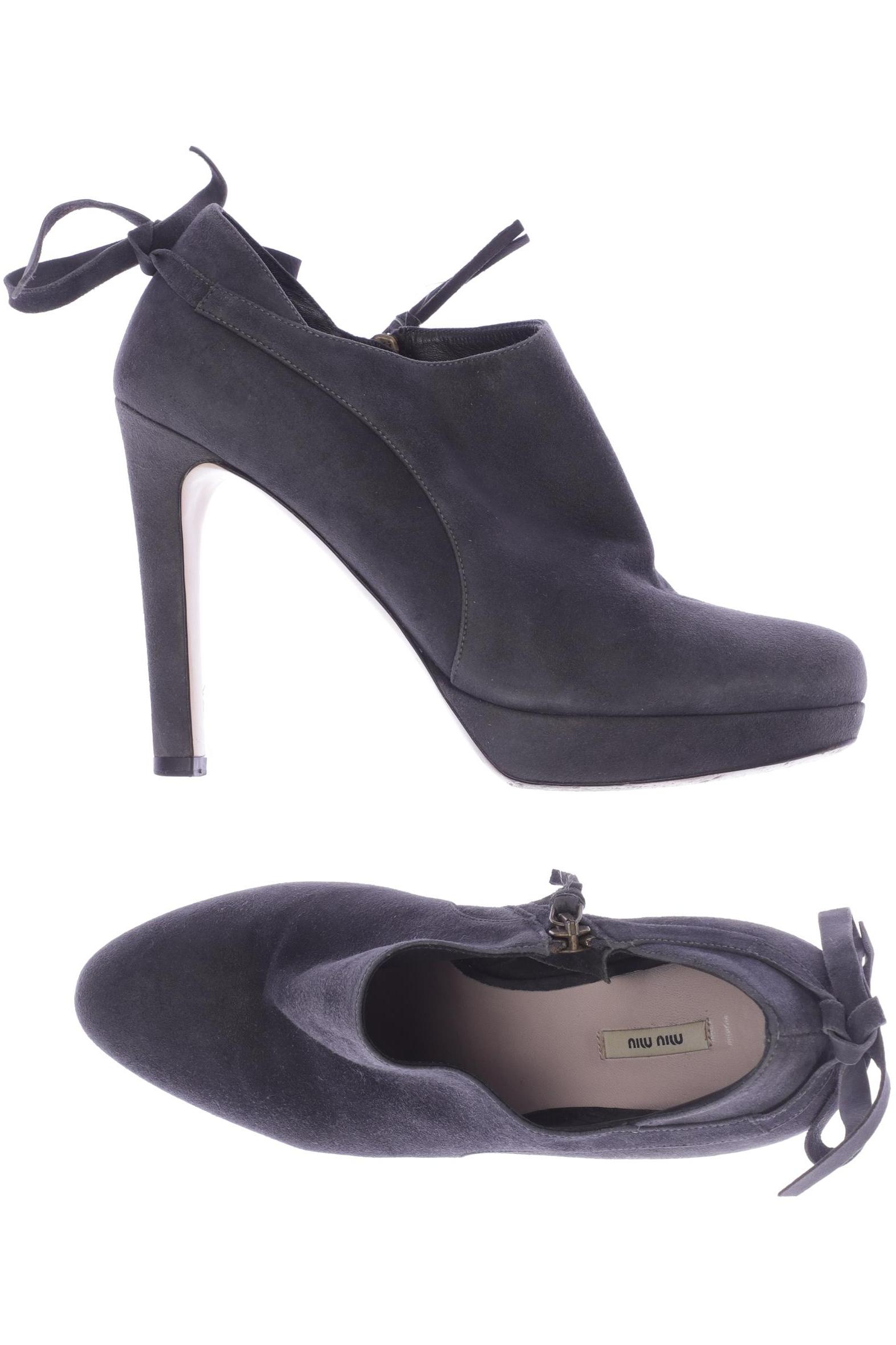

Miu Miu Damen Pumps, grau, Gr. 37.5