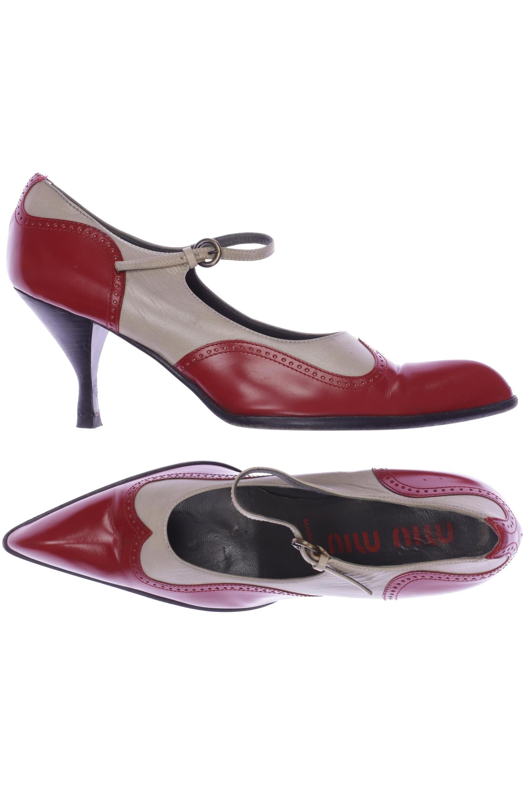 

Miu Miu Damen Pumps, rot, Gr. 36.5
