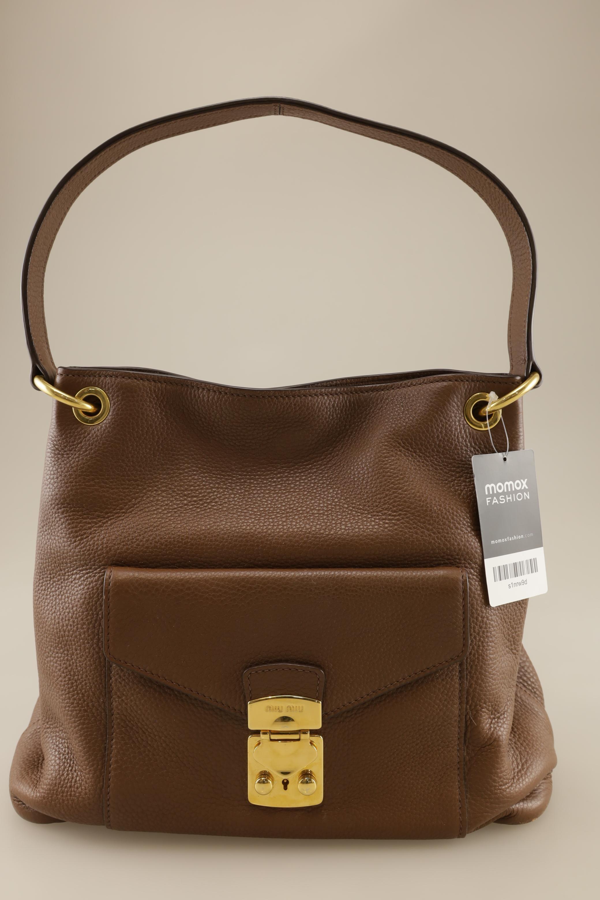 

Miu Miu Damen Handtasche, braun, Gr.