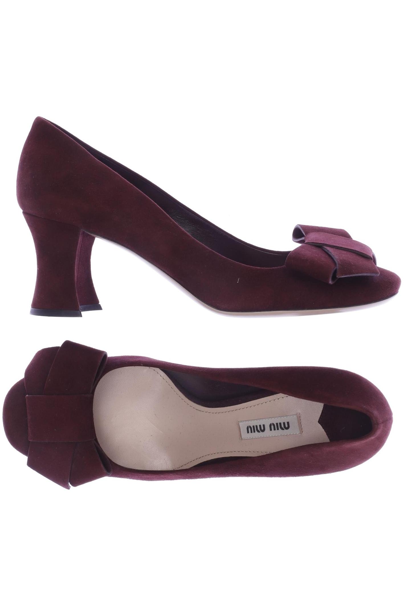 

Miu Miu Damen Pumps, bordeaux, Gr. 38