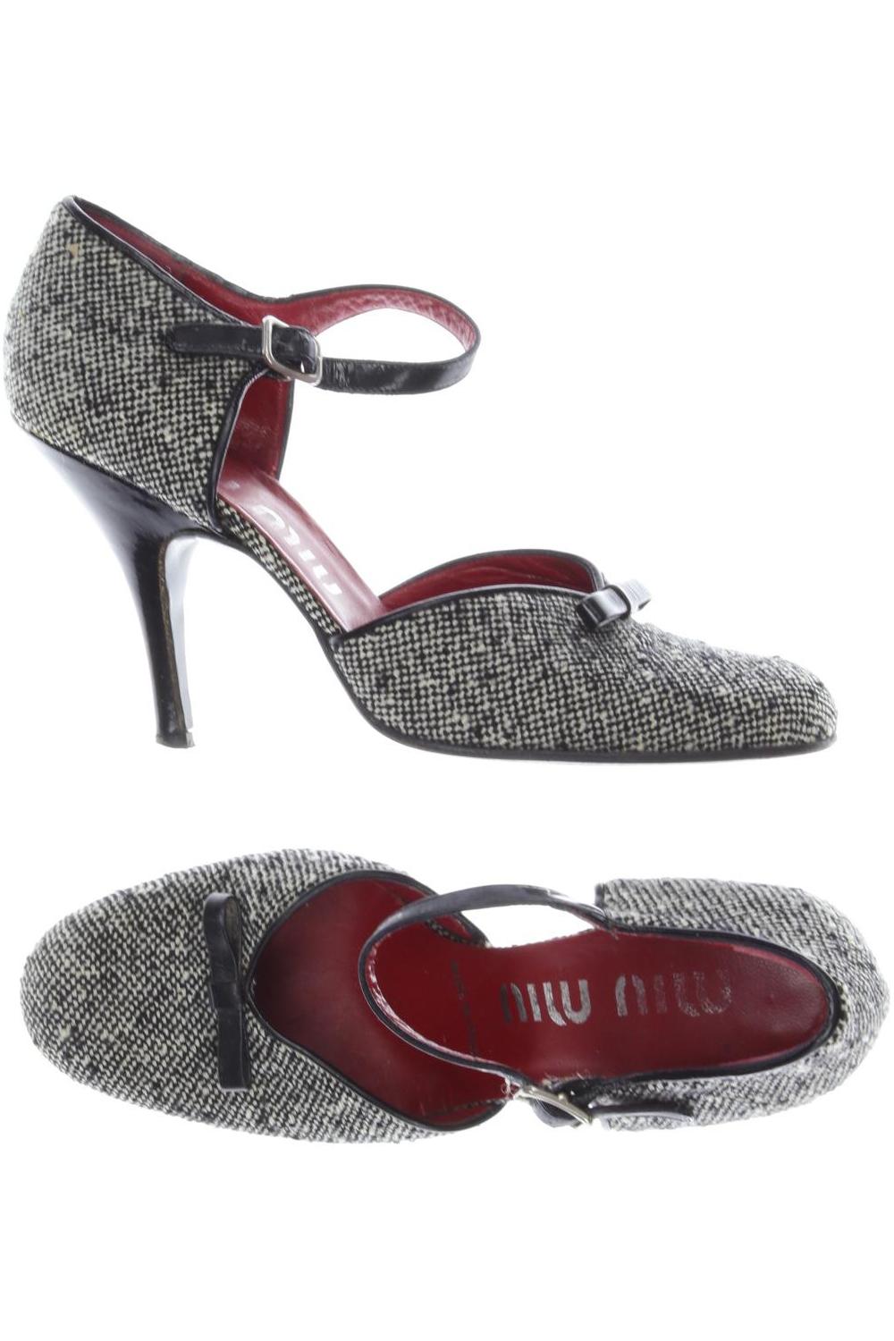 

Miu Miu Damen Pumps, grau, Gr. 38.5