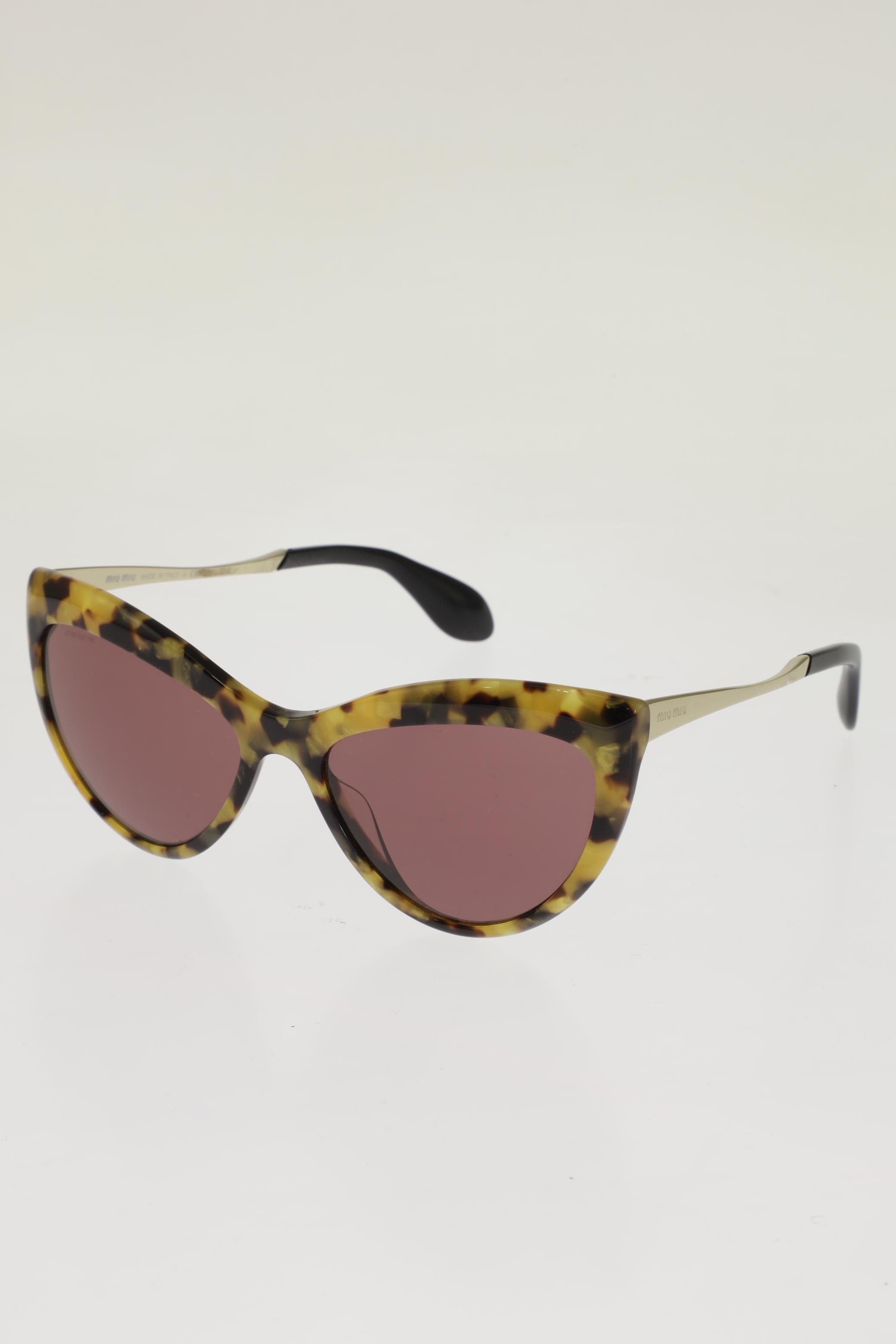 

Miu Miu Damen Sonnenbrille, beige, Gr.