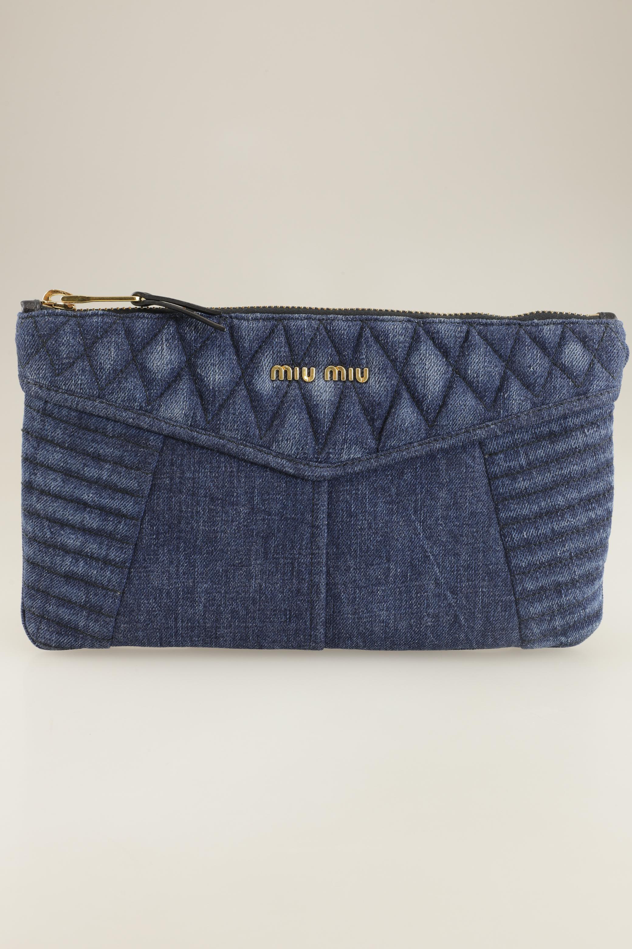 

Miu Miu Damen Handtasche, blau, Gr.