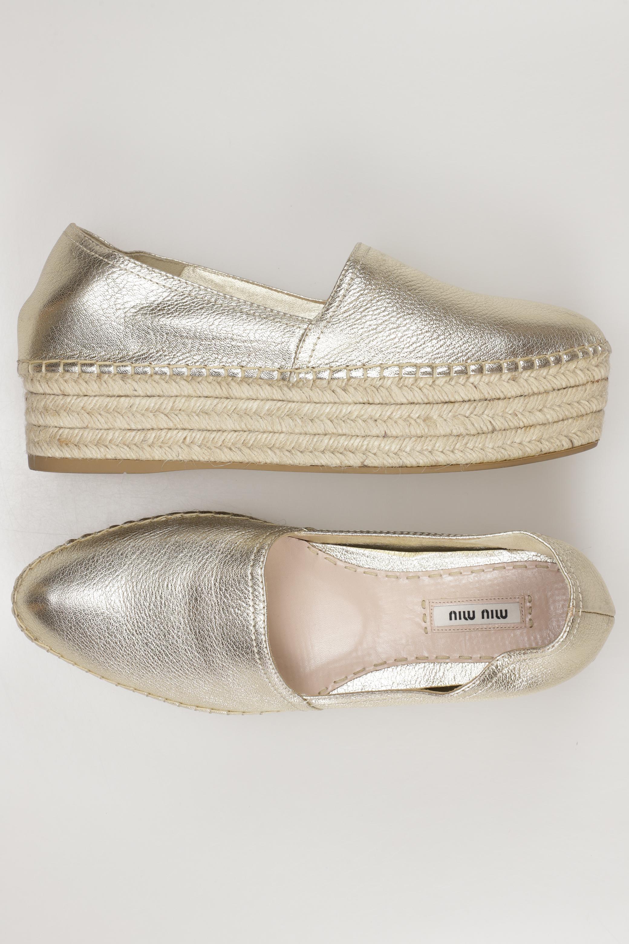 Thumbnail - Miu Miu Damen Halbschuh, beige, Gr. 41.5