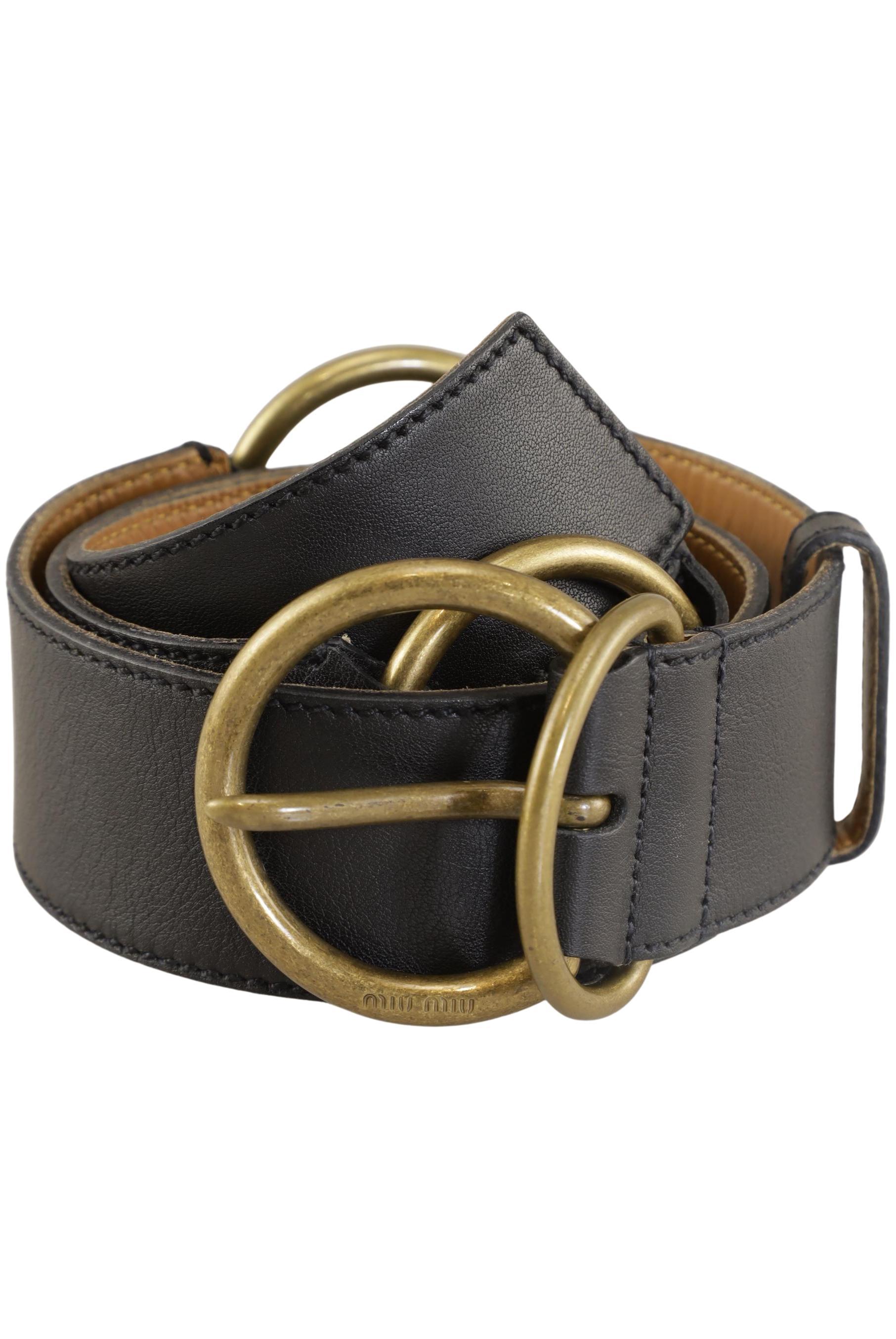 

Miu Miu Damen Gürtel, schwarz, Gr. 85