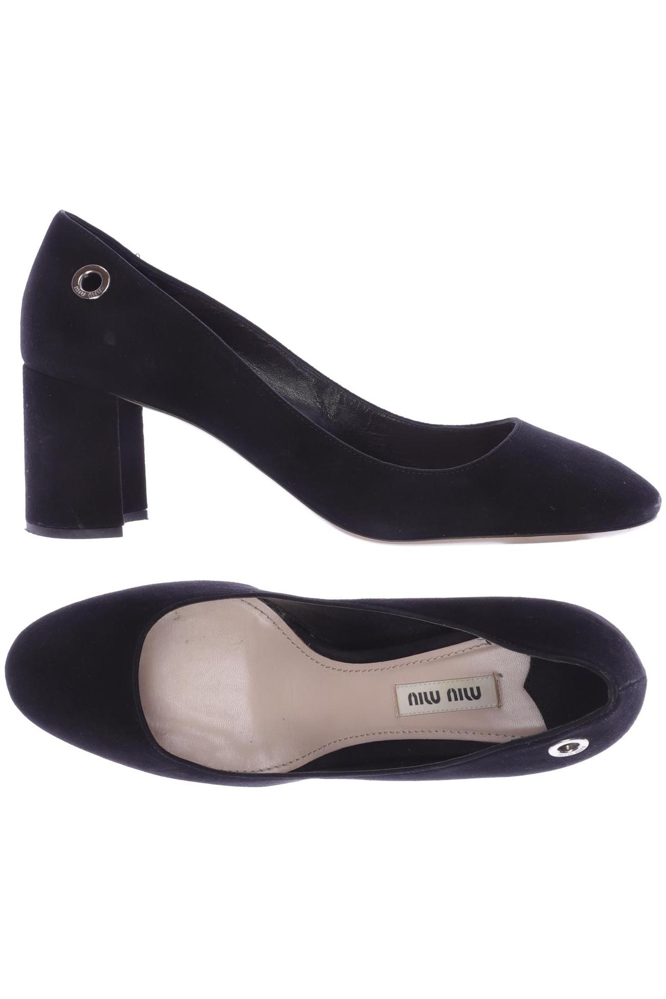 

Miu Miu Damen Pumps, schwarz, Gr. 37
