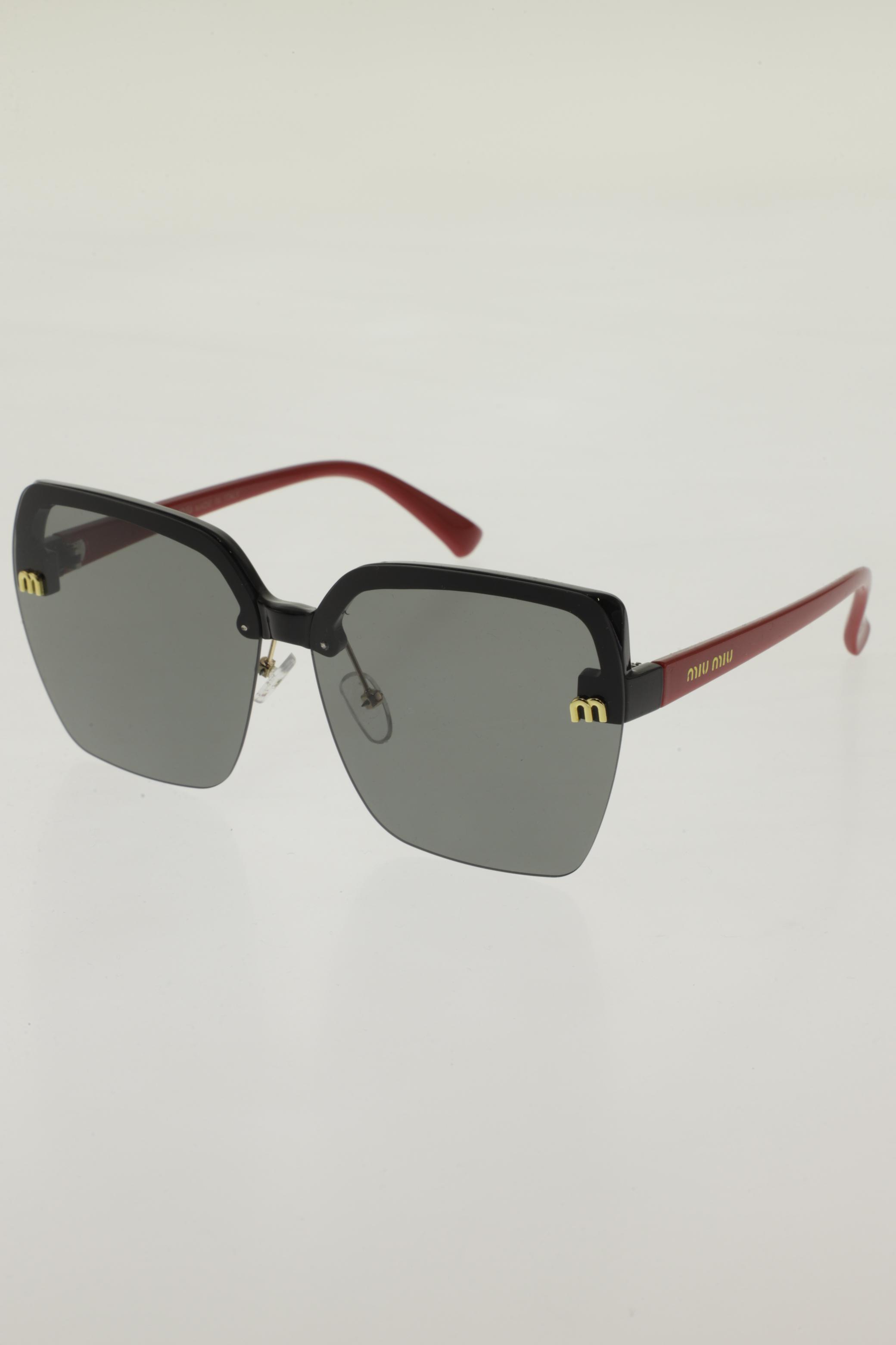 

Miu Miu Damen Sonnenbrille, schwarz, Gr.