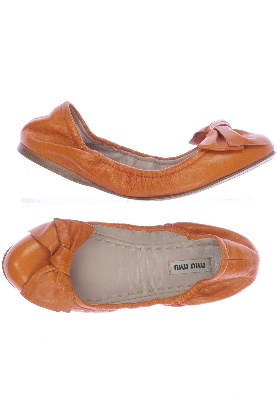 

Miu Miu Damen Ballerinas, orange