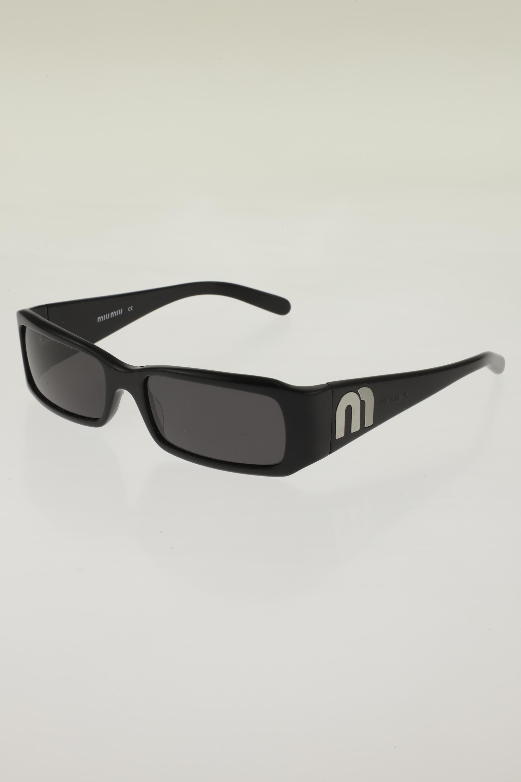 

Miu Miu Damen Sonnenbrille, schwarz, Gr.