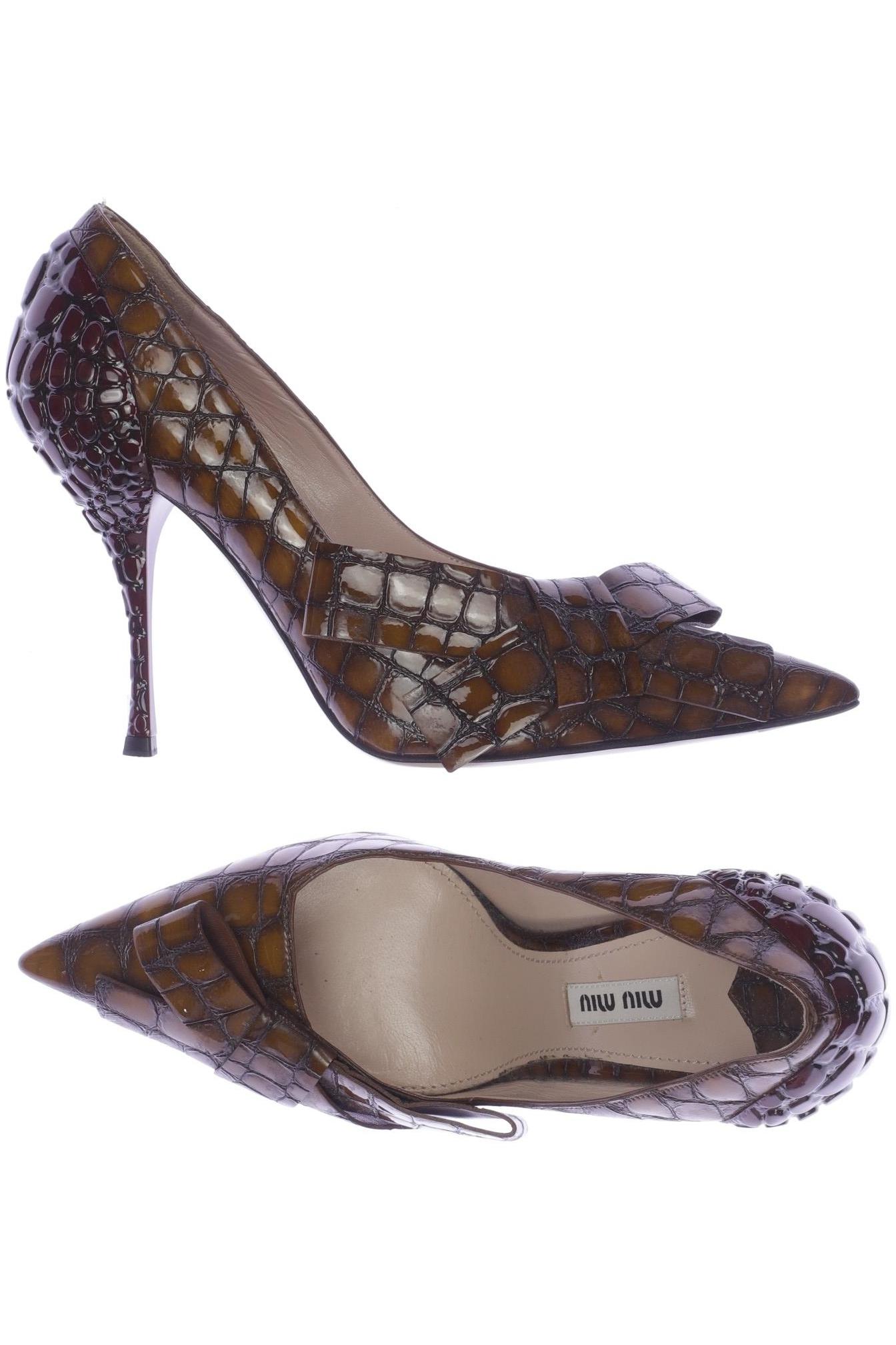 

Miu Miu Damen Pumps, braun, Gr. 37