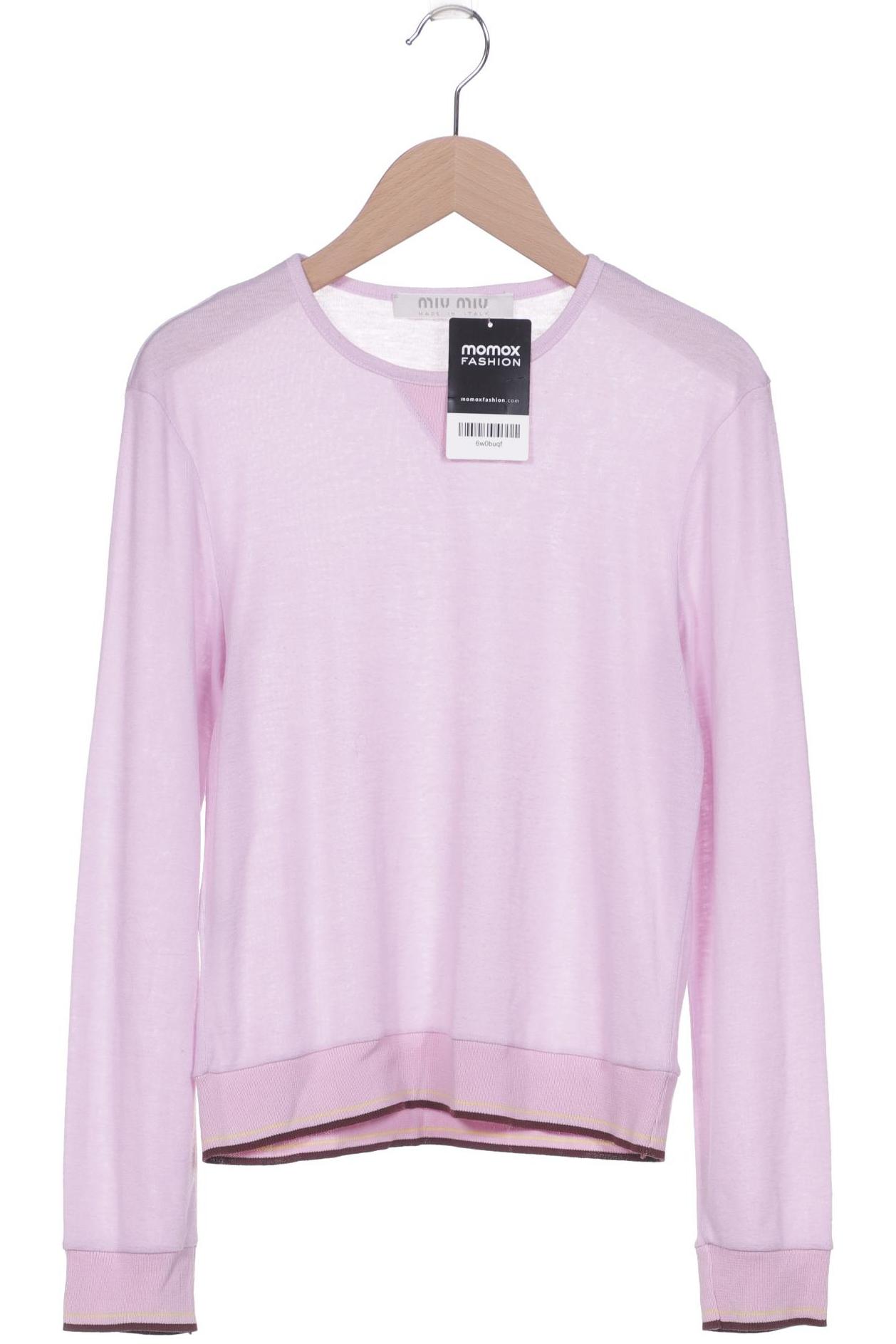 

Miu Miu Damen Langarmshirt, flieder
