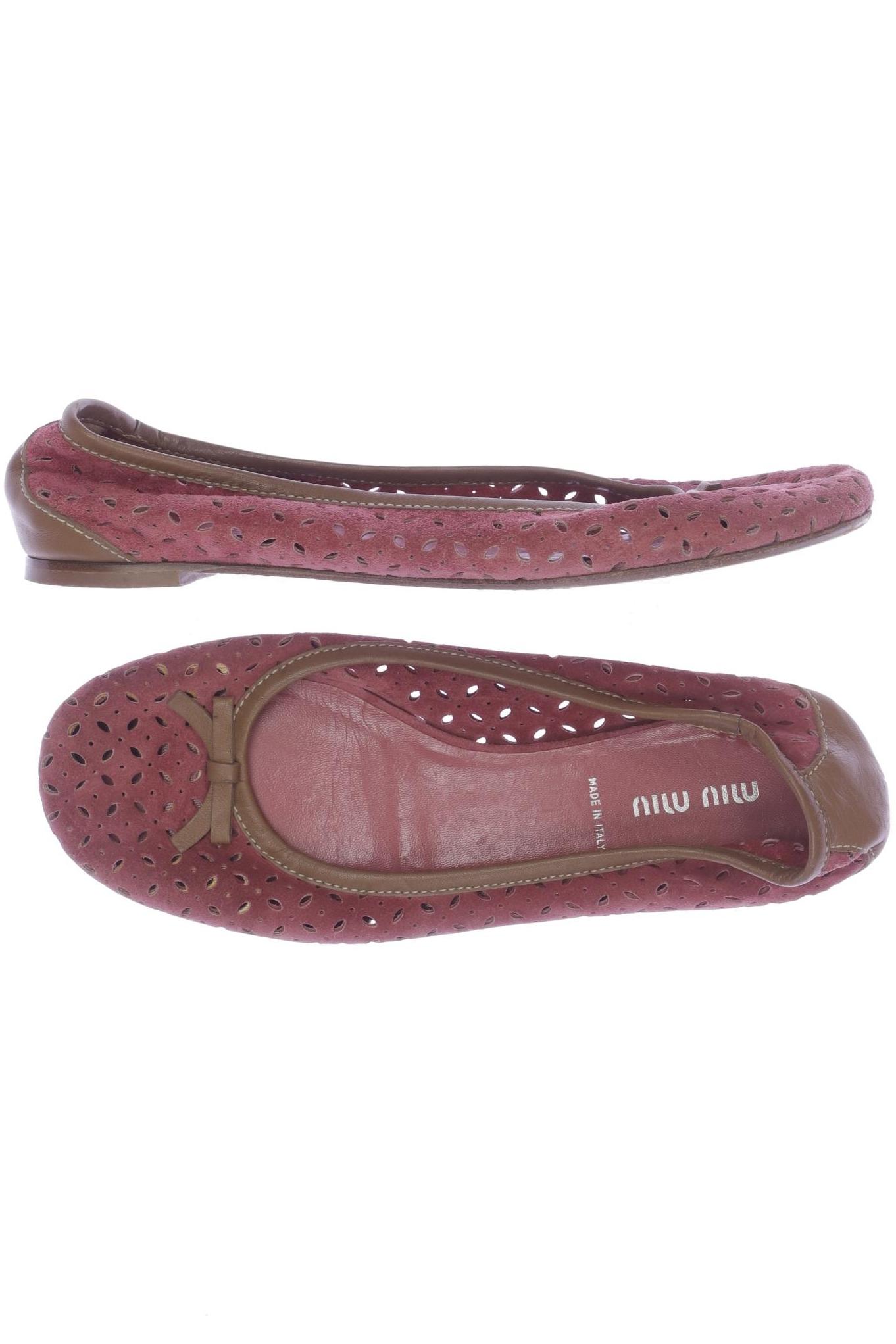 

Miu Miu Damen Ballerinas, pink, Gr. 38