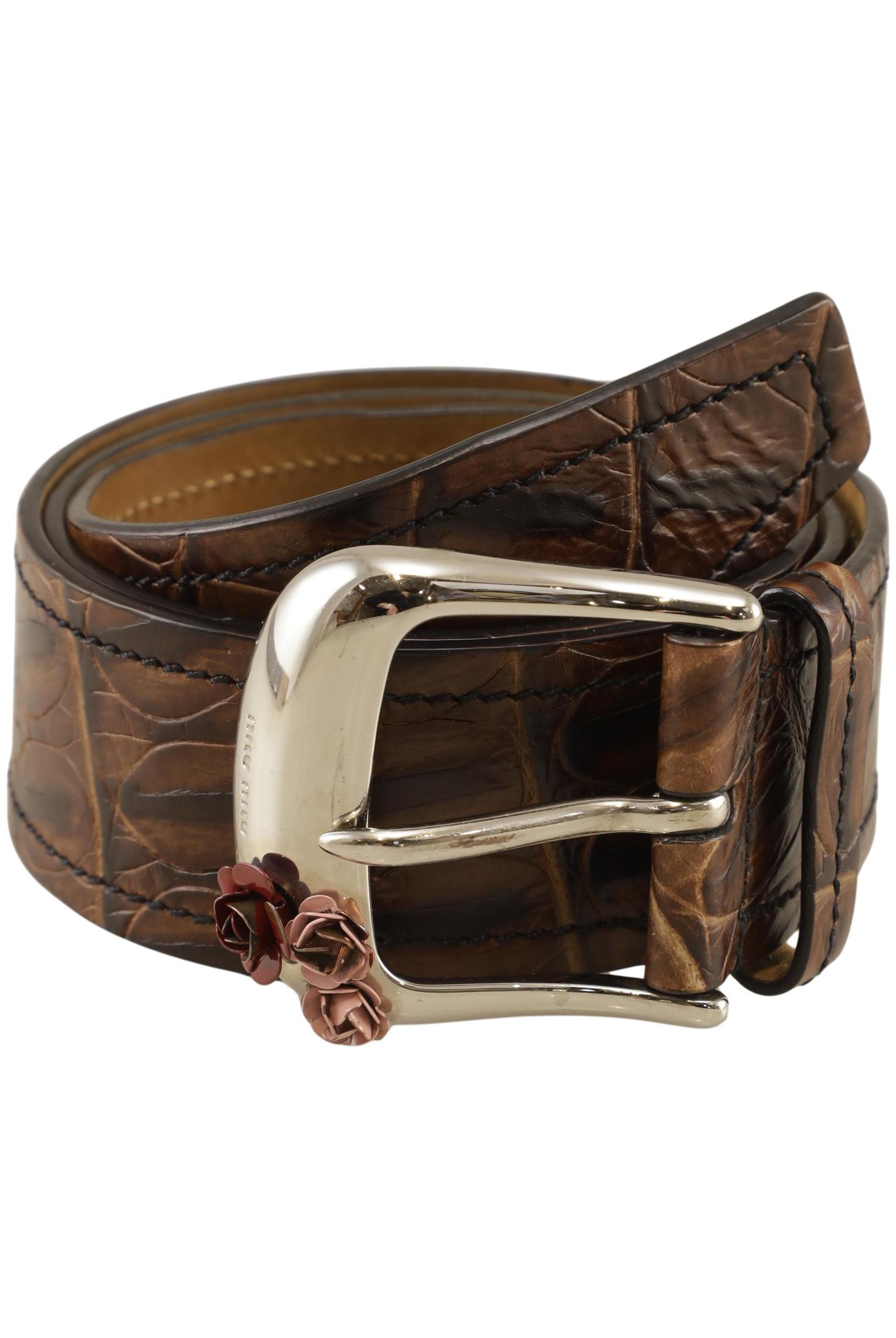 

Miu Miu Damen Gürtel, braun, Gr. 85