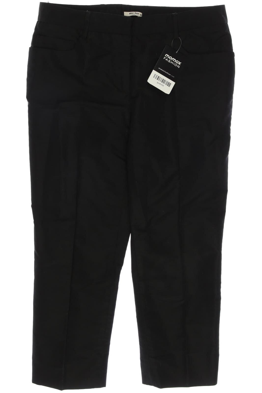 

Miu Miu Damen Stoffhose, schwarz