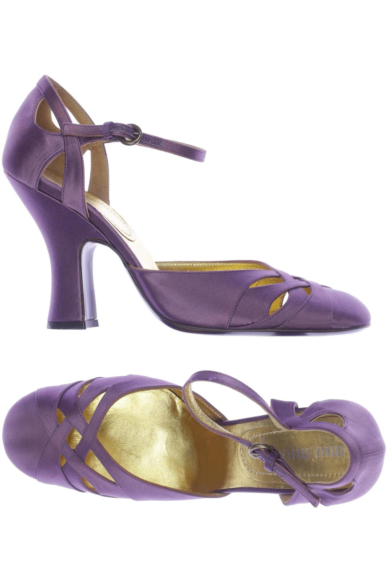 

Miu Miu Damen Pumps, flieder, Gr. 37.5