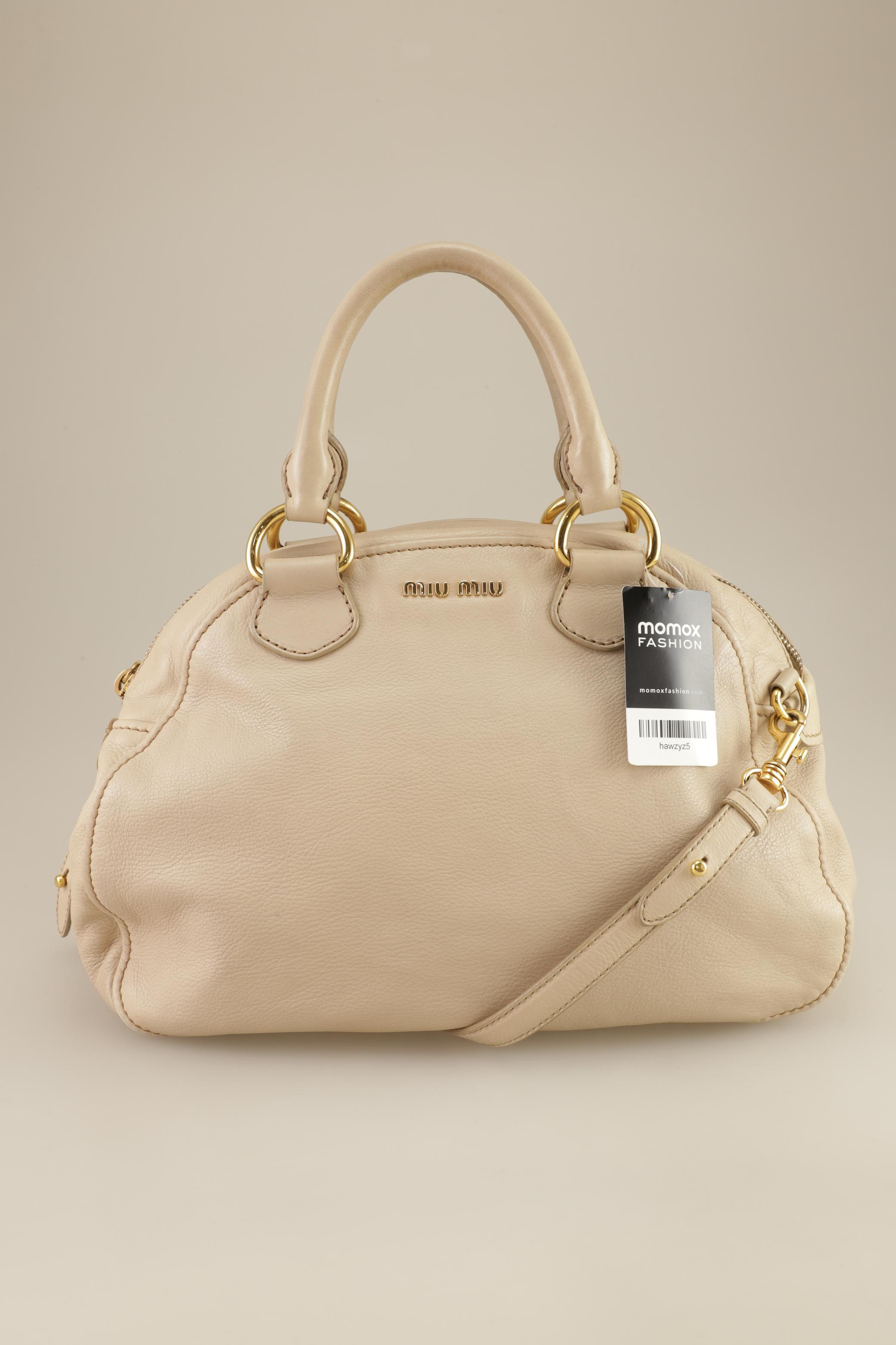 

Miu Miu Damen Handtasche, beige