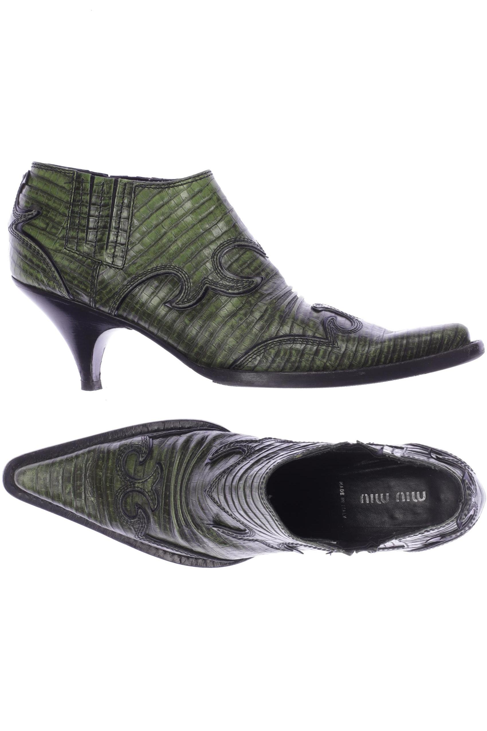 

Miu Miu Damen Halbschuh, grün, Gr. 37.5