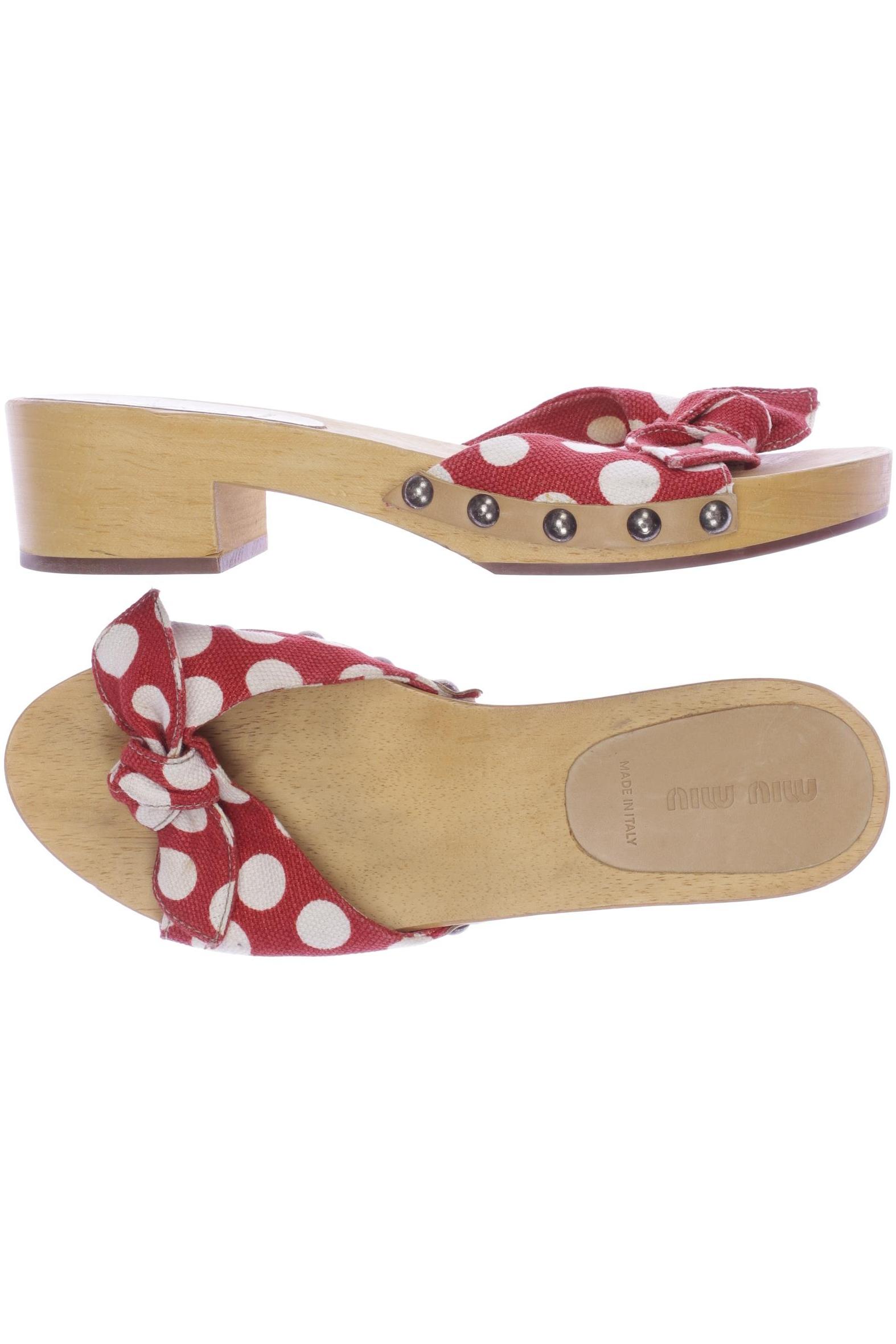 

Miu Miu Damen Sandale, rot, Gr. 36