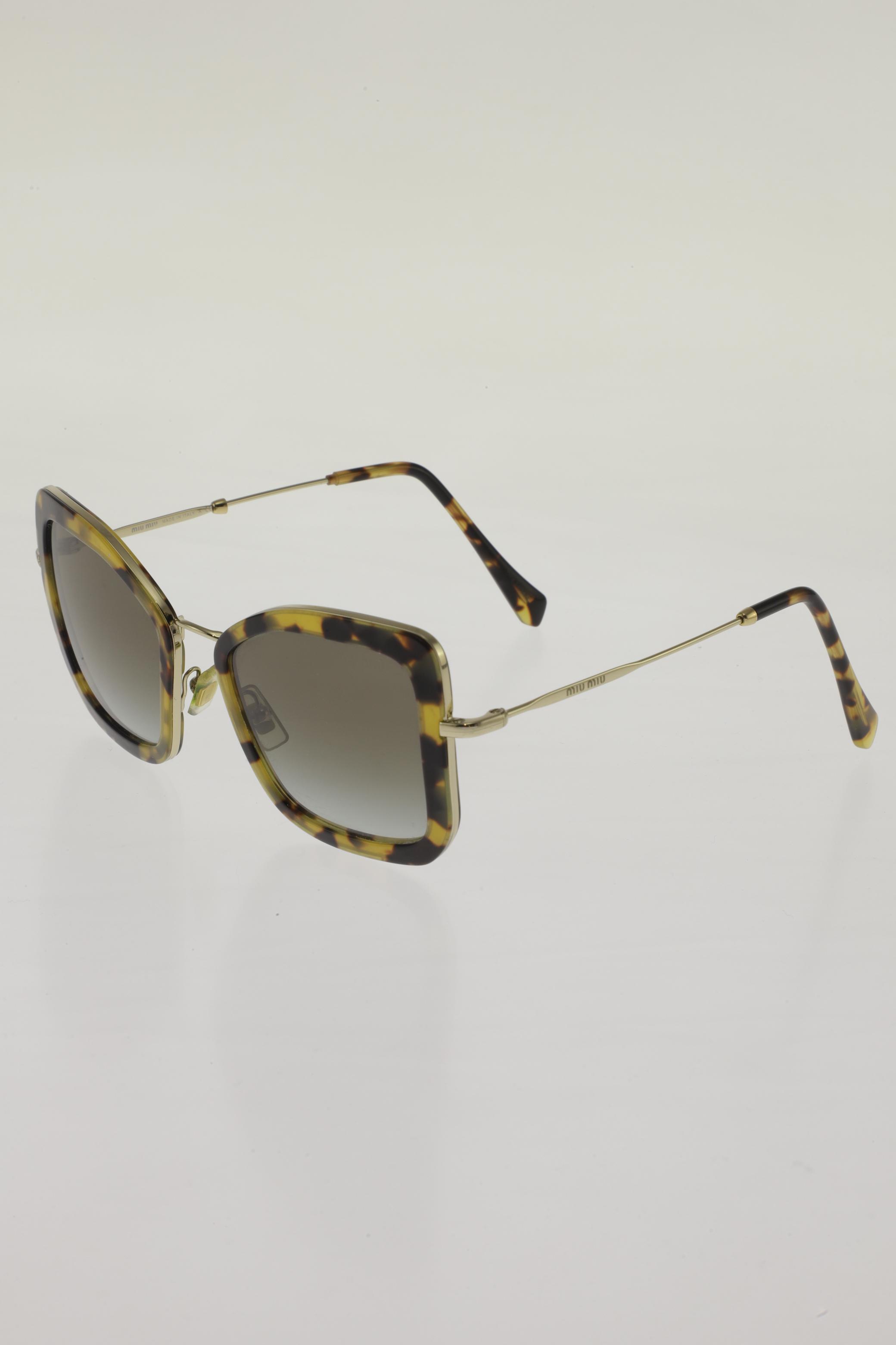 

Miu Miu Damen Sonnenbrille, beige, Gr.