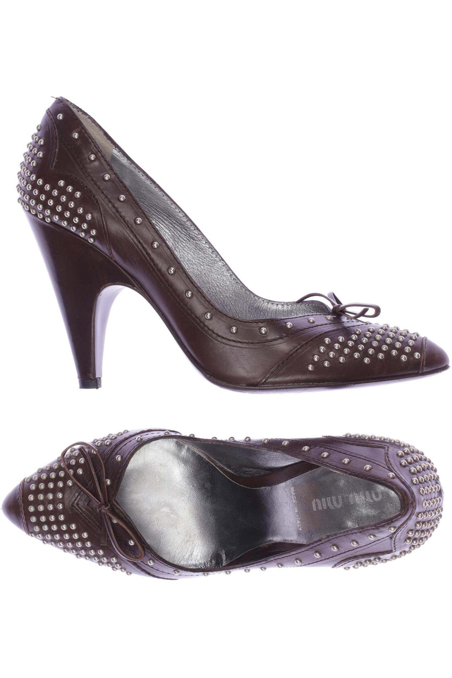 

Miu Miu Damen Pumps, braun, Gr. 37.5