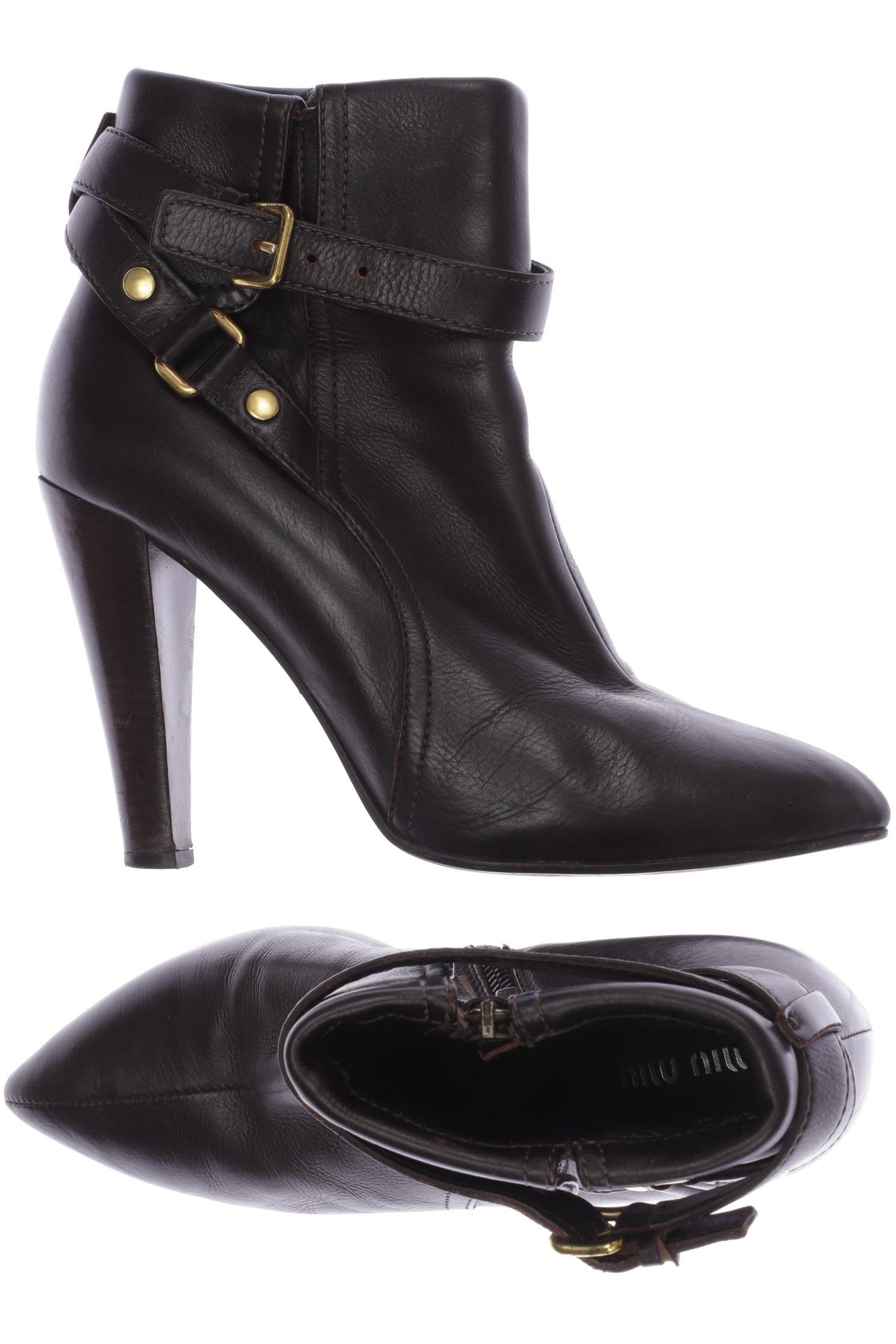 

Miu Miu Damen Stiefelette, braun, Gr. 38
