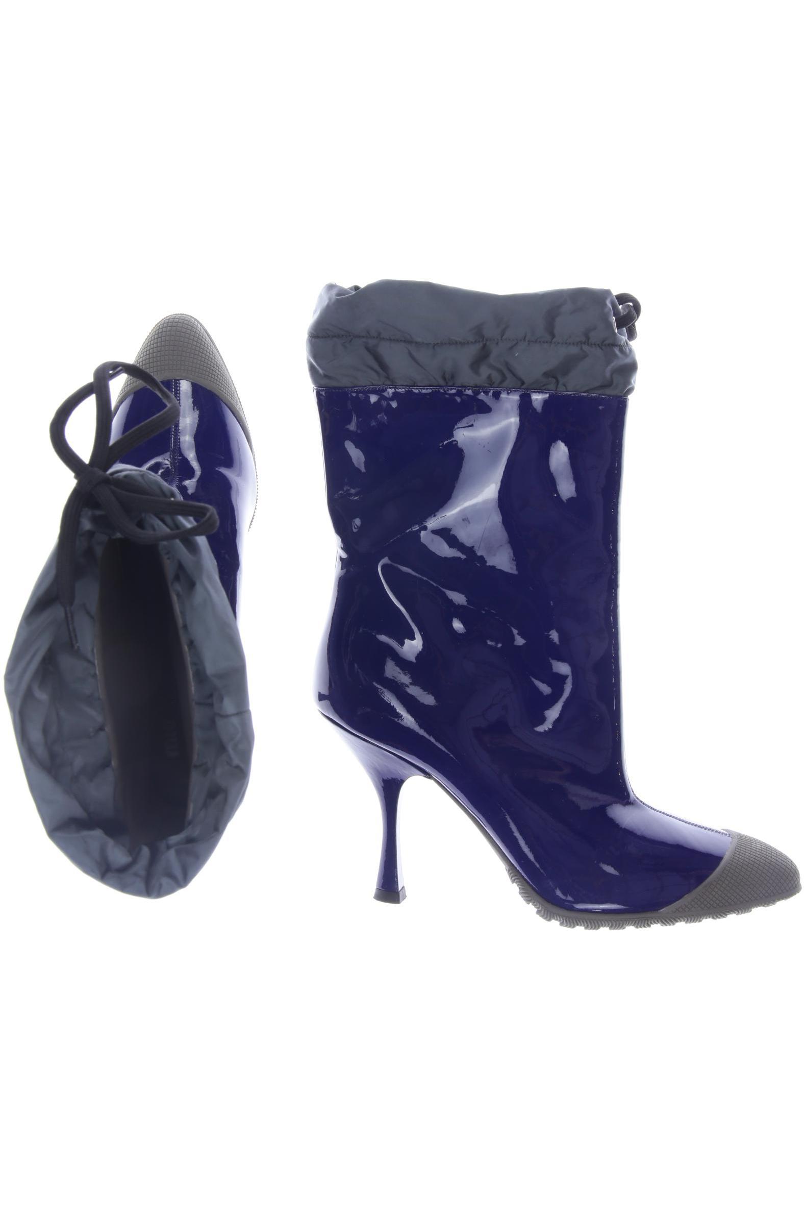 

Miu Miu Damen Stiefelette, marineblau, Gr. 38