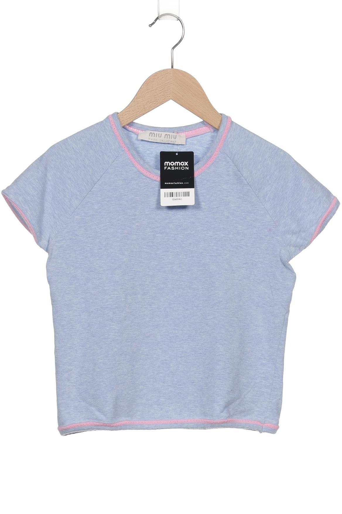 

Miu Miu Damen T-Shirt, hellblau, Gr. 36