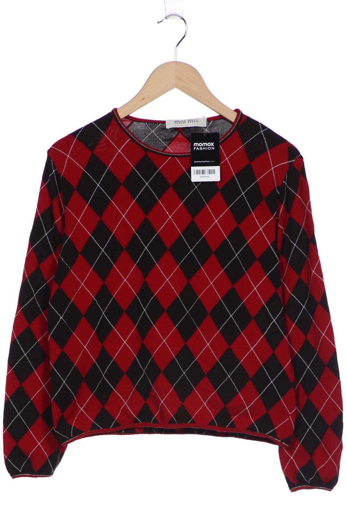 

Miu Miu Damen Pullover, rot, Gr. 44