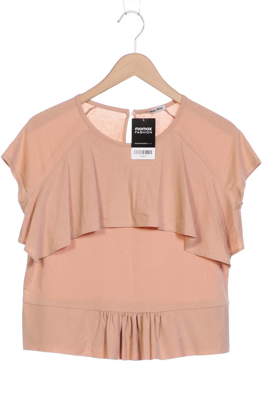 

Miu Miu Damen T-Shirt, beige