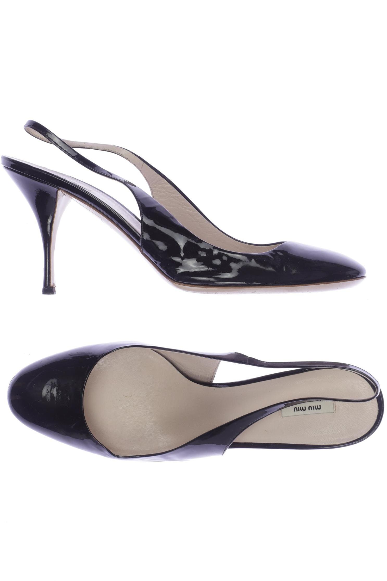 

Miu Miu Damen Sandale, schwarz