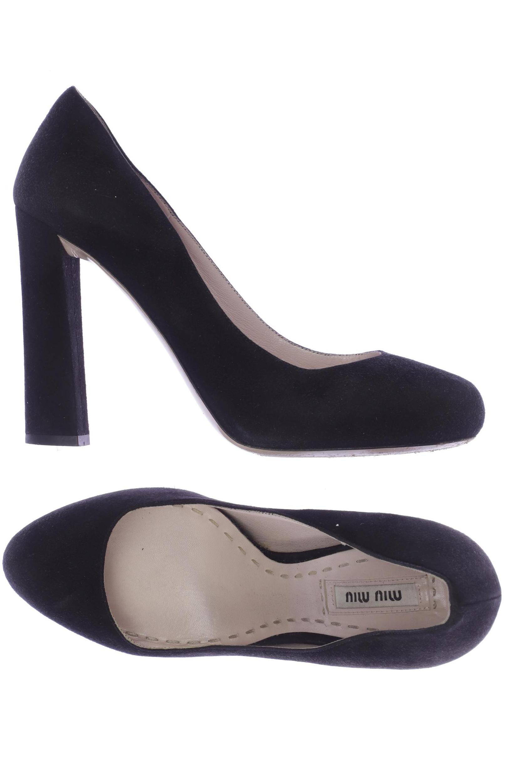 

Miu Miu Damen Pumps, schwarz, Gr. 36.5