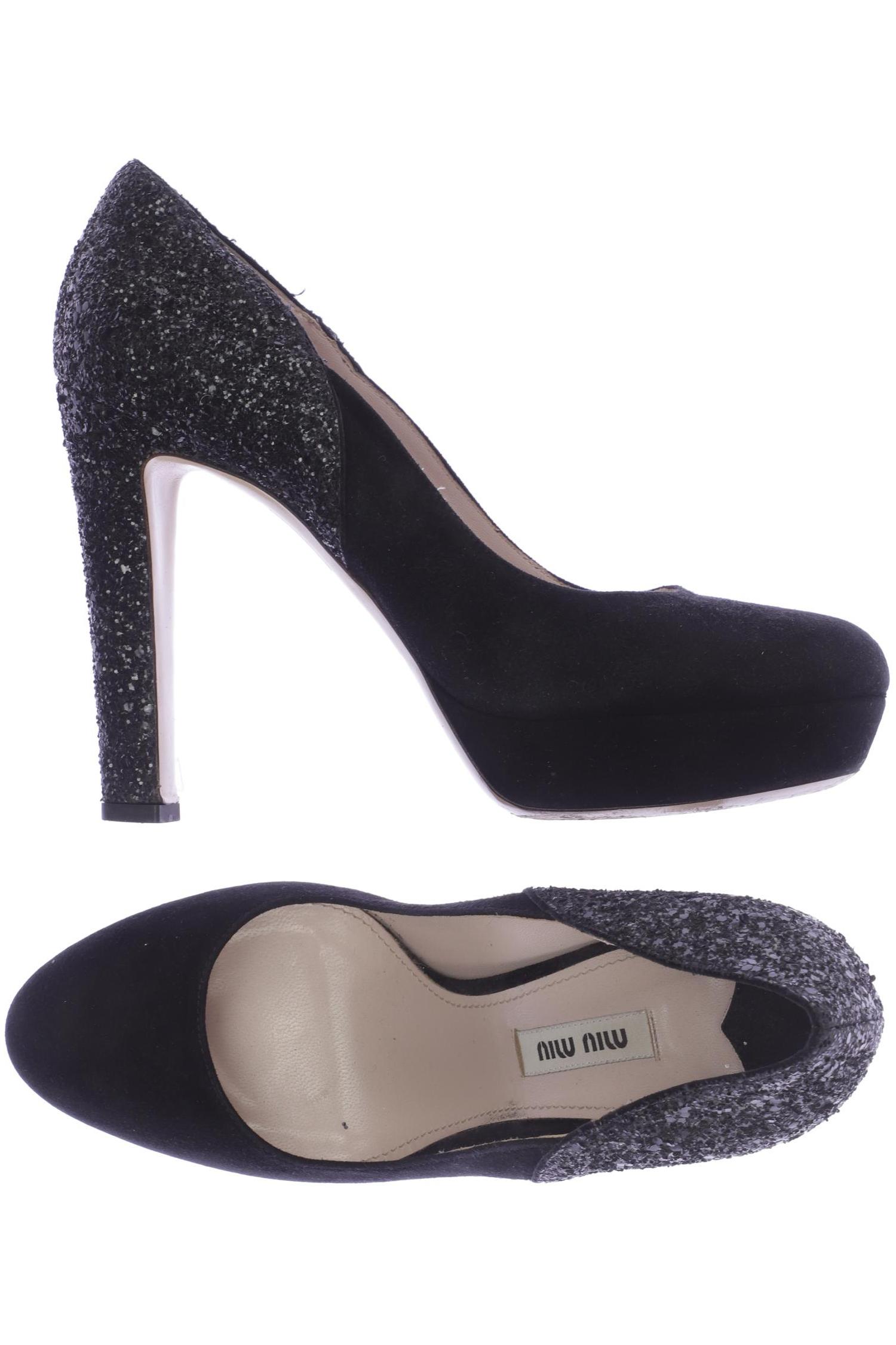

Miu Miu Damen Pumps, schwarz, Gr. 39