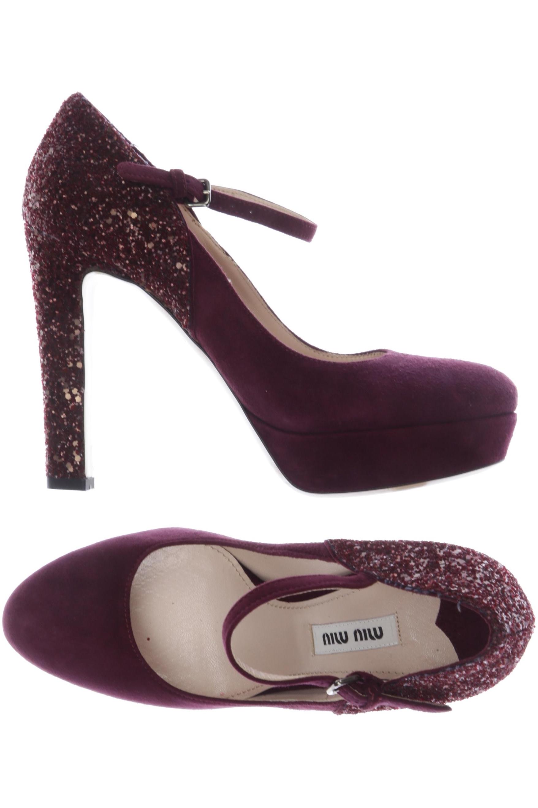 

Miu Miu Damen Pumps, bordeaux, Gr. 36