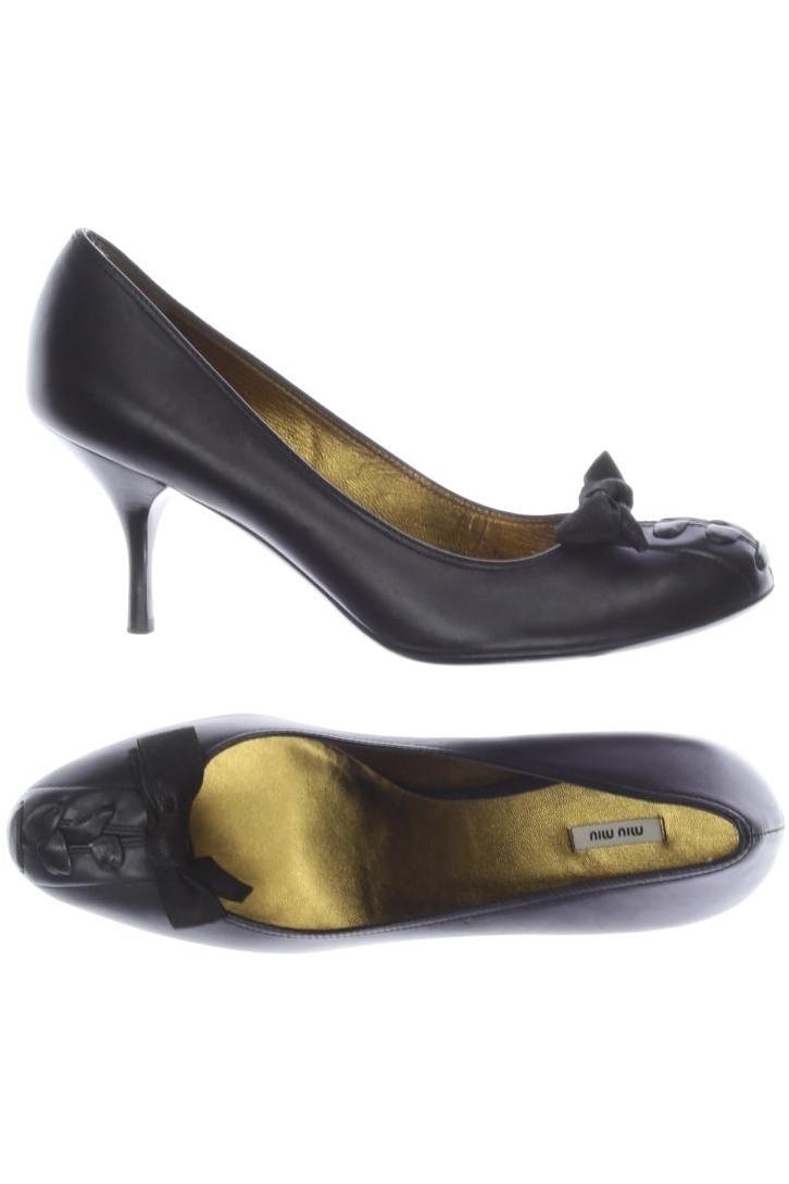 

Miu Miu Damen Pumps, schwarz, Gr. 39.5