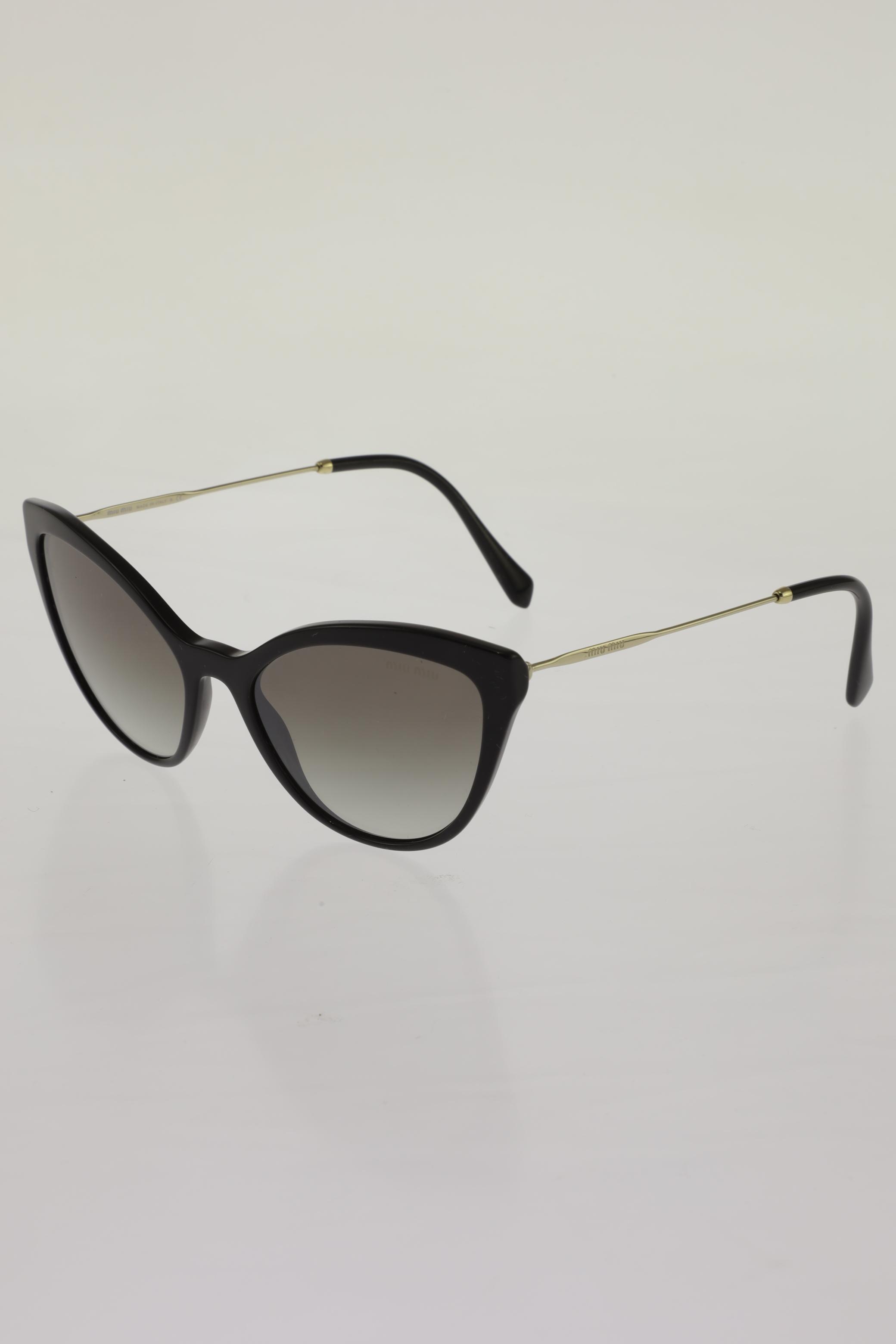 

Miu Miu Damen Sonnenbrille, schwarz, Gr.