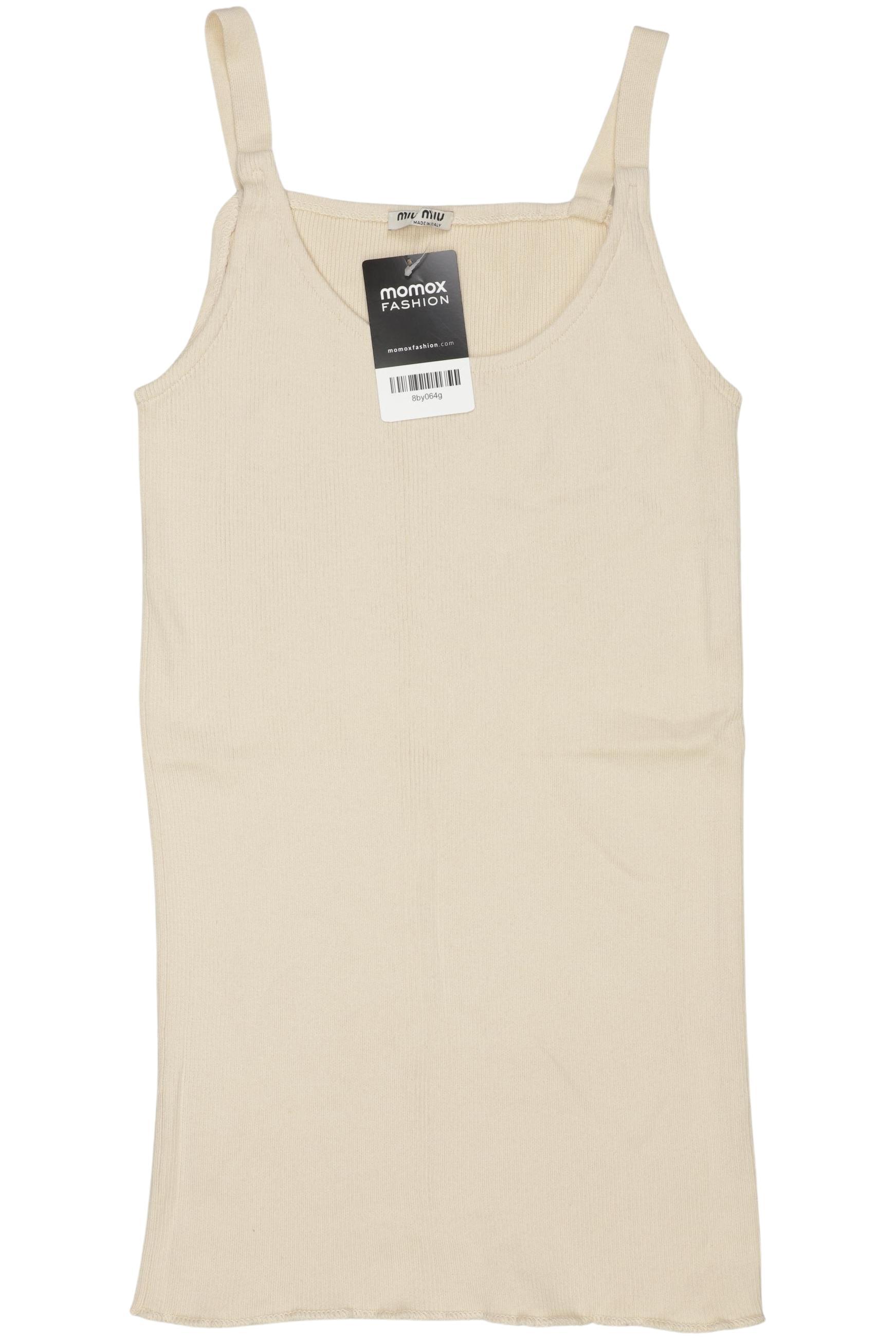 

Miu Miu Damen Top, beige, Gr. 34