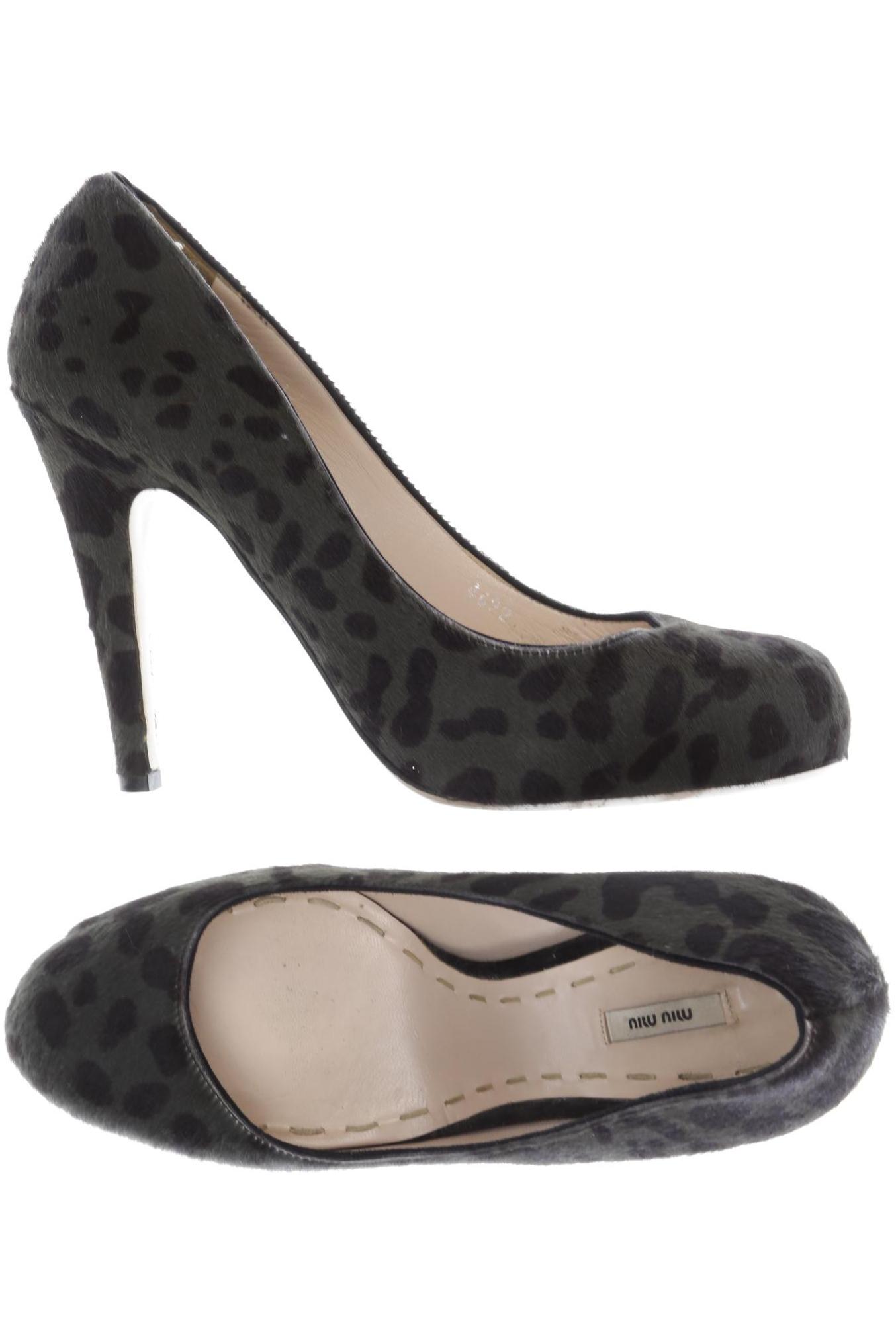 

Miu Miu Damen Pumps, grau, Gr. 37.5