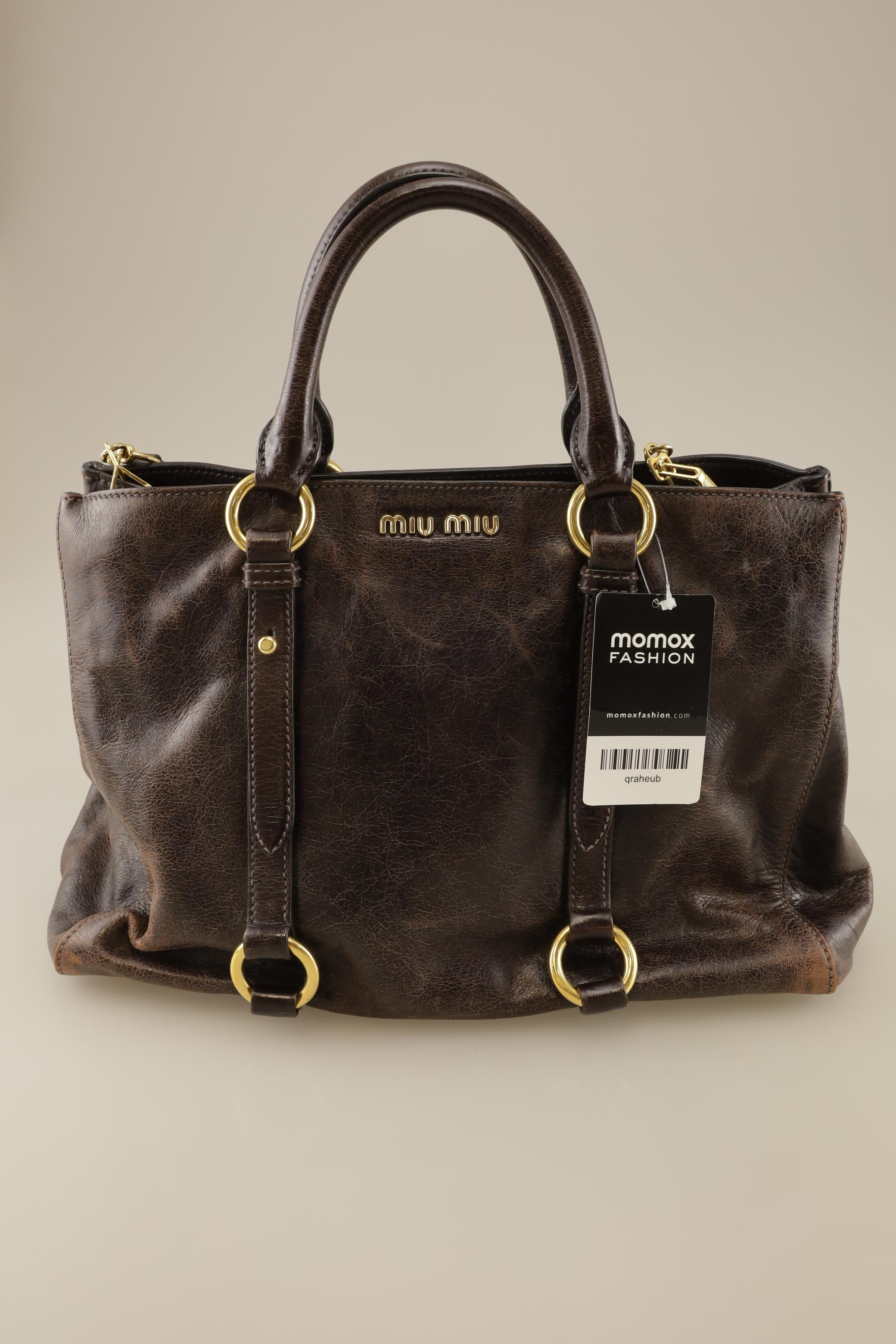 

Miu Miu Damen Handtasche, braun, Gr.