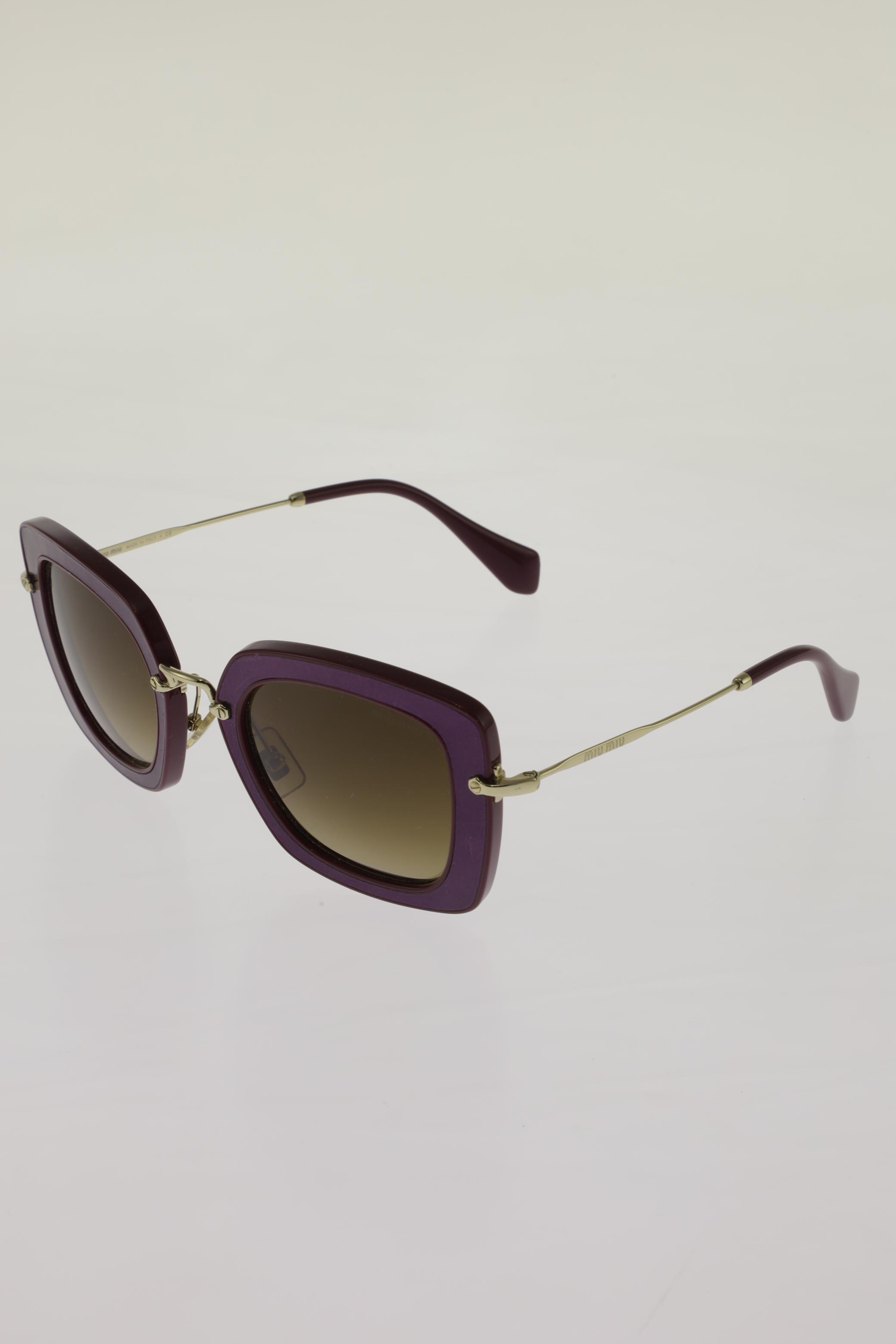 

Miu Miu Damen Sonnenbrille, bordeaux, Gr.