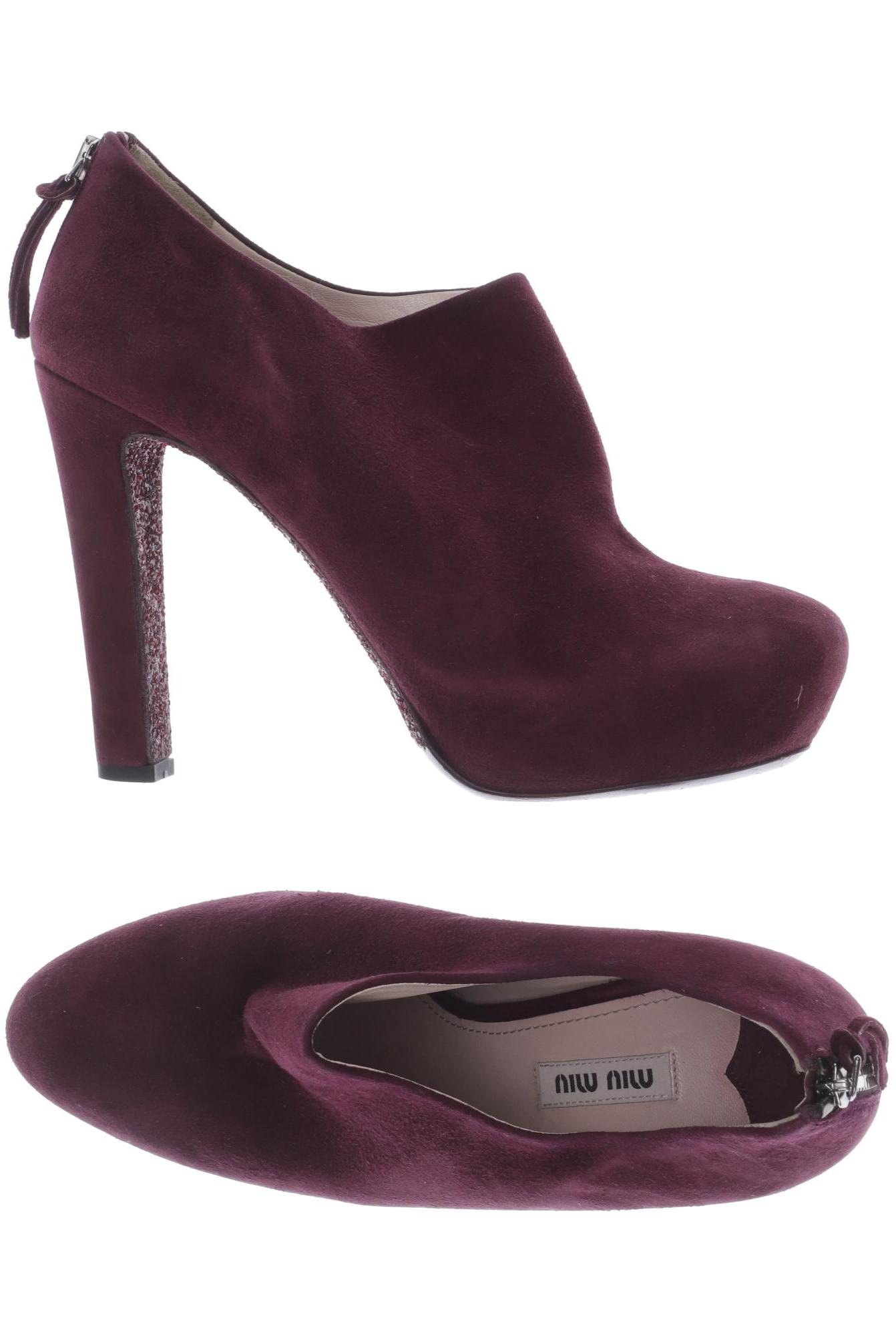 

Miu Miu Damen Halbschuh, bordeaux, Gr. 39.5