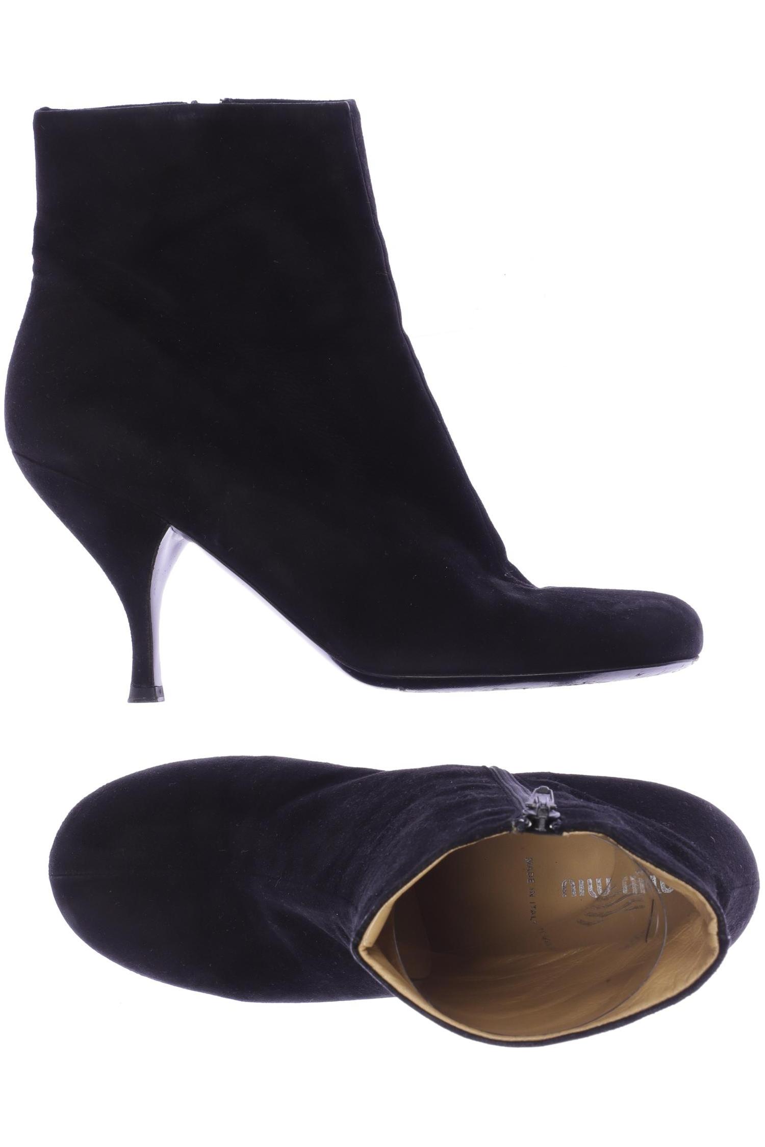 

Miu Miu Damen Stiefelette, schwarz, Gr. 39