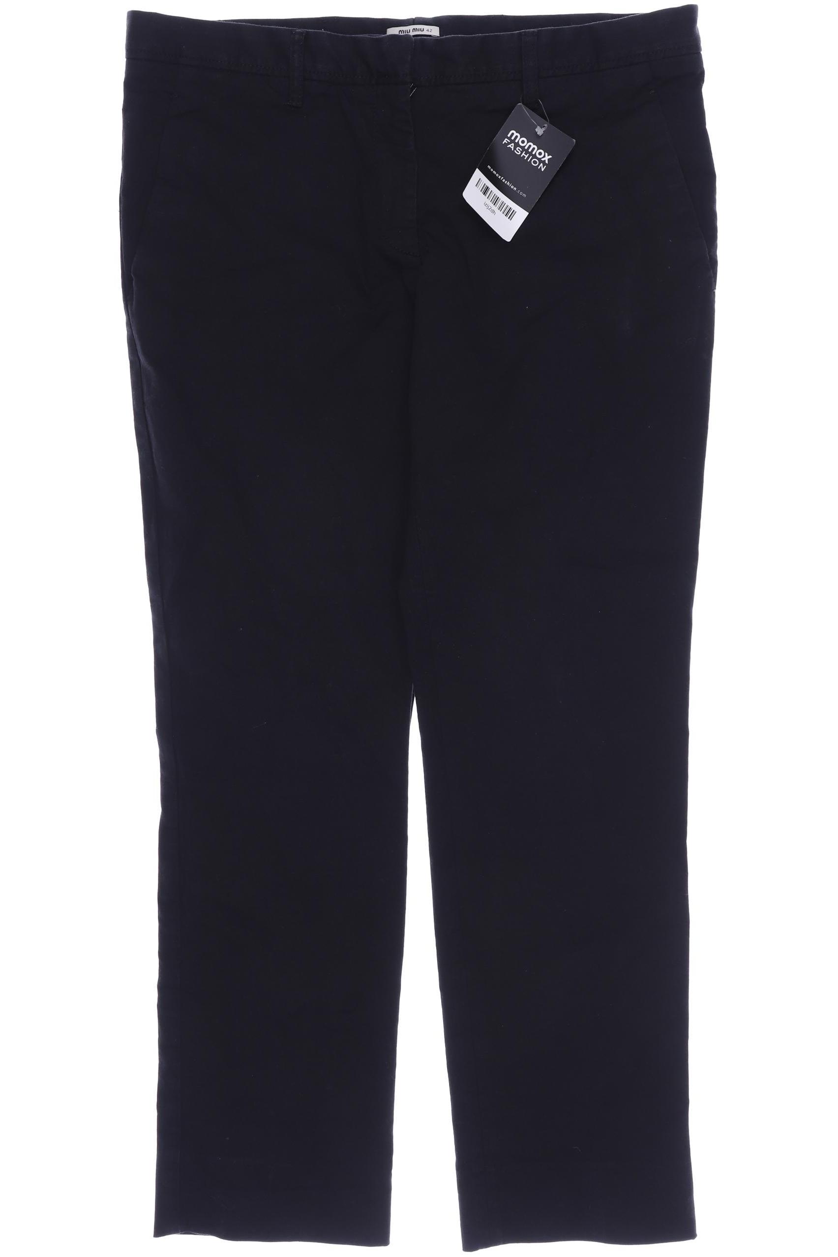 

Miu Miu Damen Stoffhose, schwarz