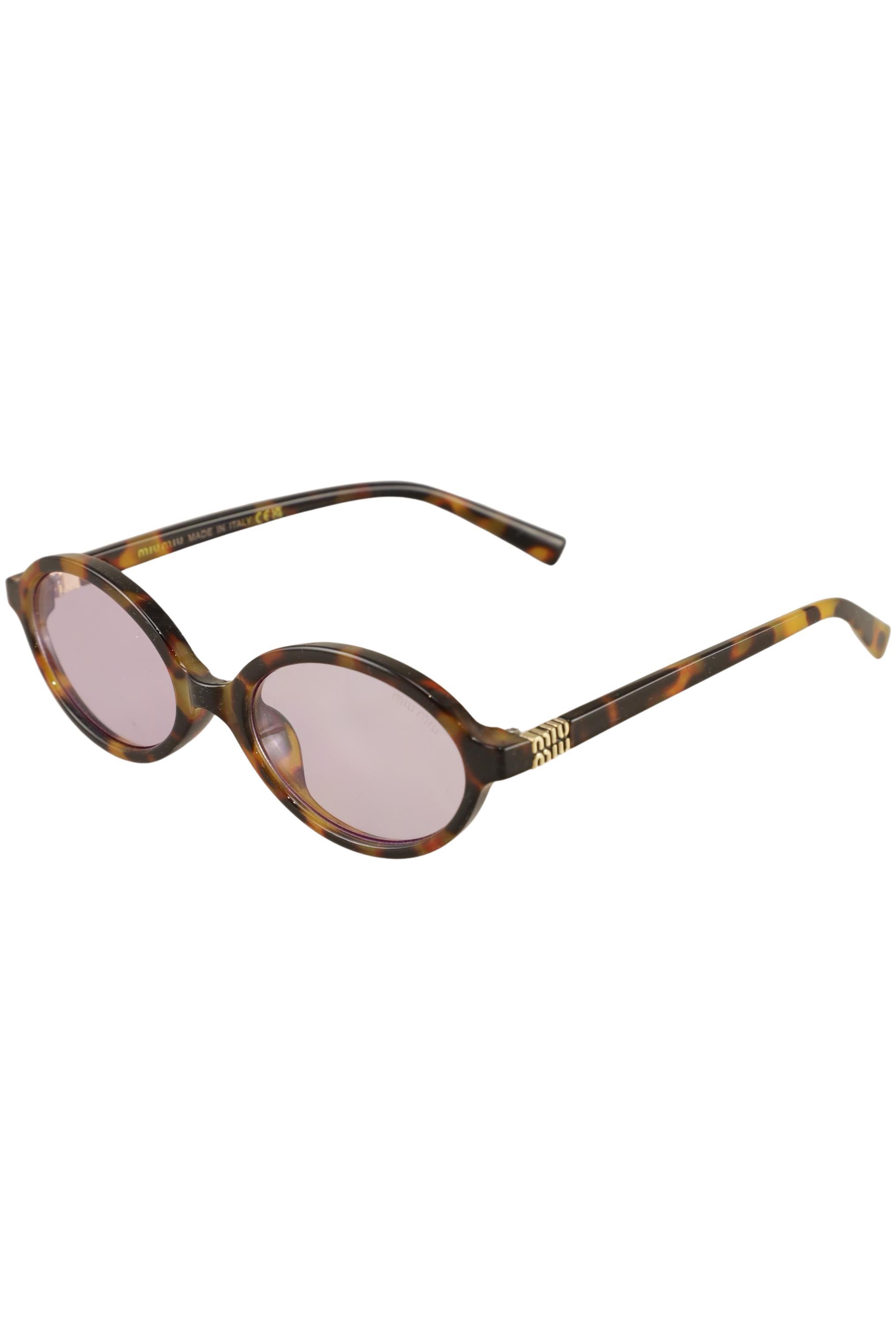 

Miu Miu Damen Sonnenbrille, braun, Gr.
