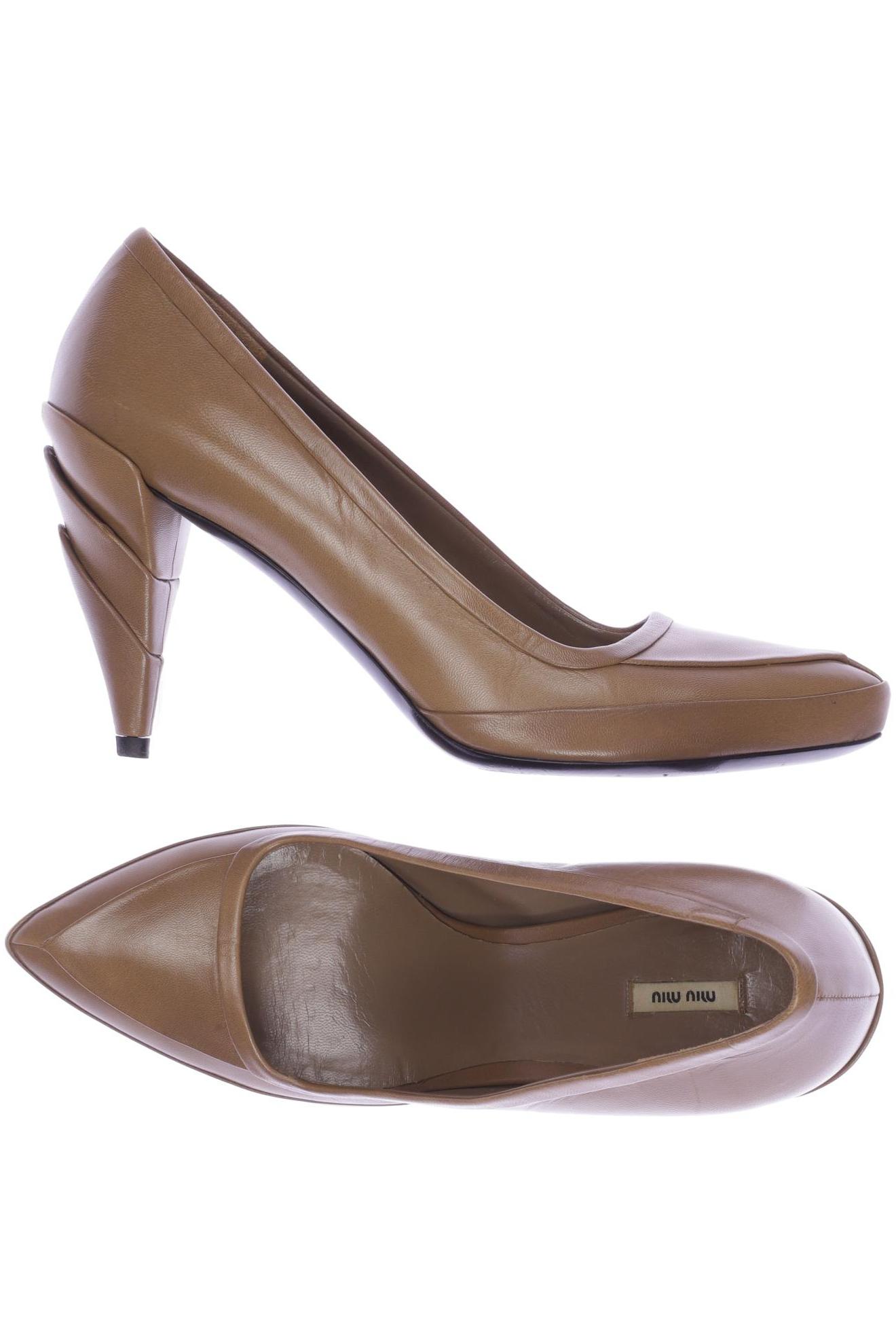 

Miu Miu Damen Pumps, braun, Gr. 37