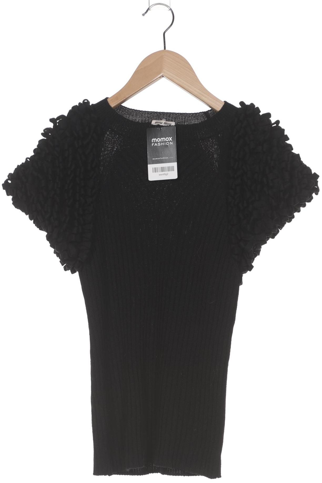 

Miu Miu Damen Pullover, schwarz, Gr. 44
