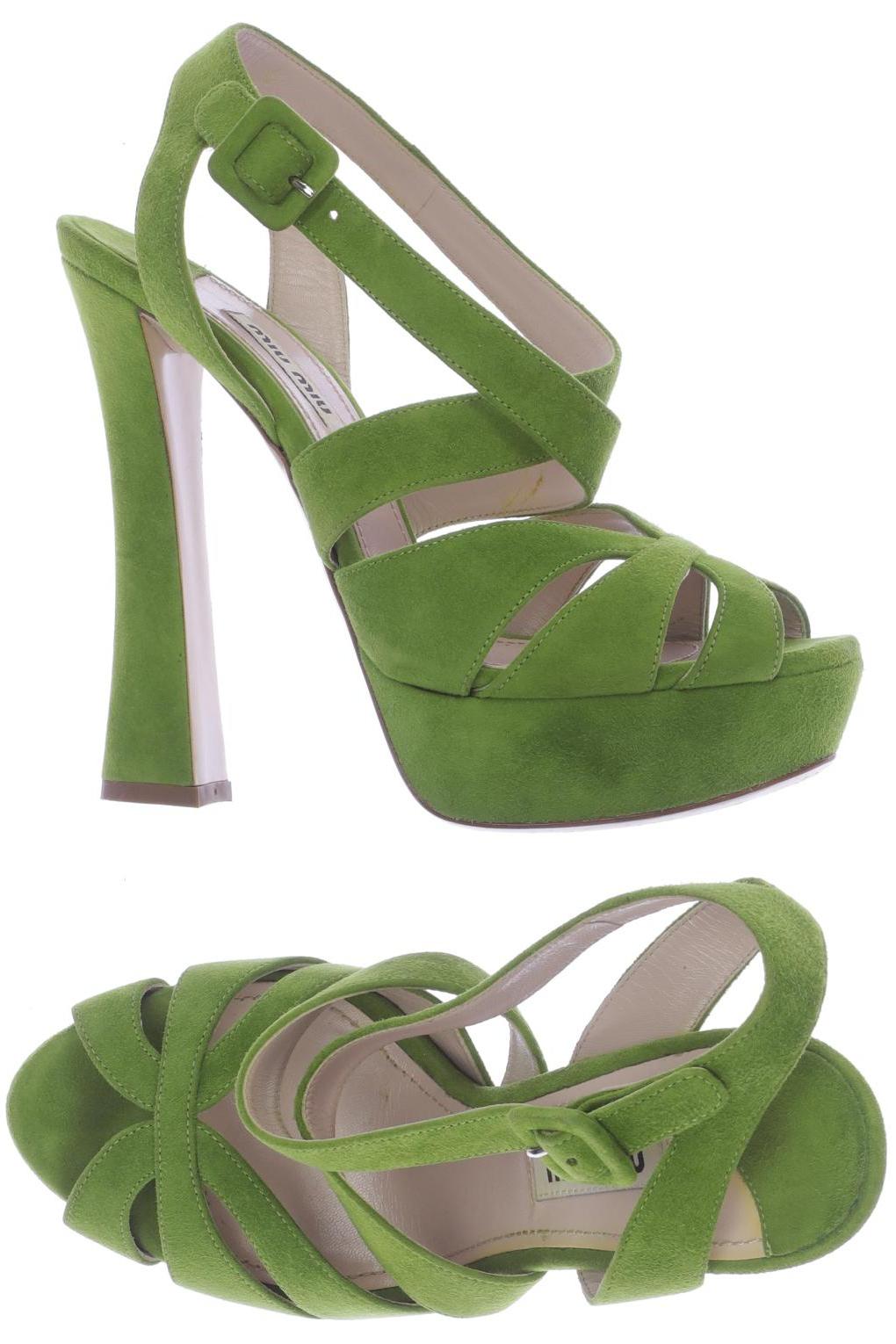 

Miu Miu Damen Sandale, grün