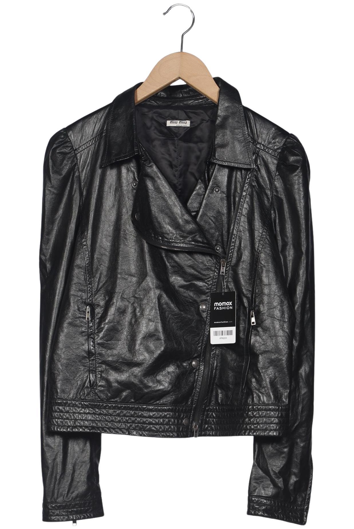 

Miu Miu Damen Jacke, schwarz, Gr. 46