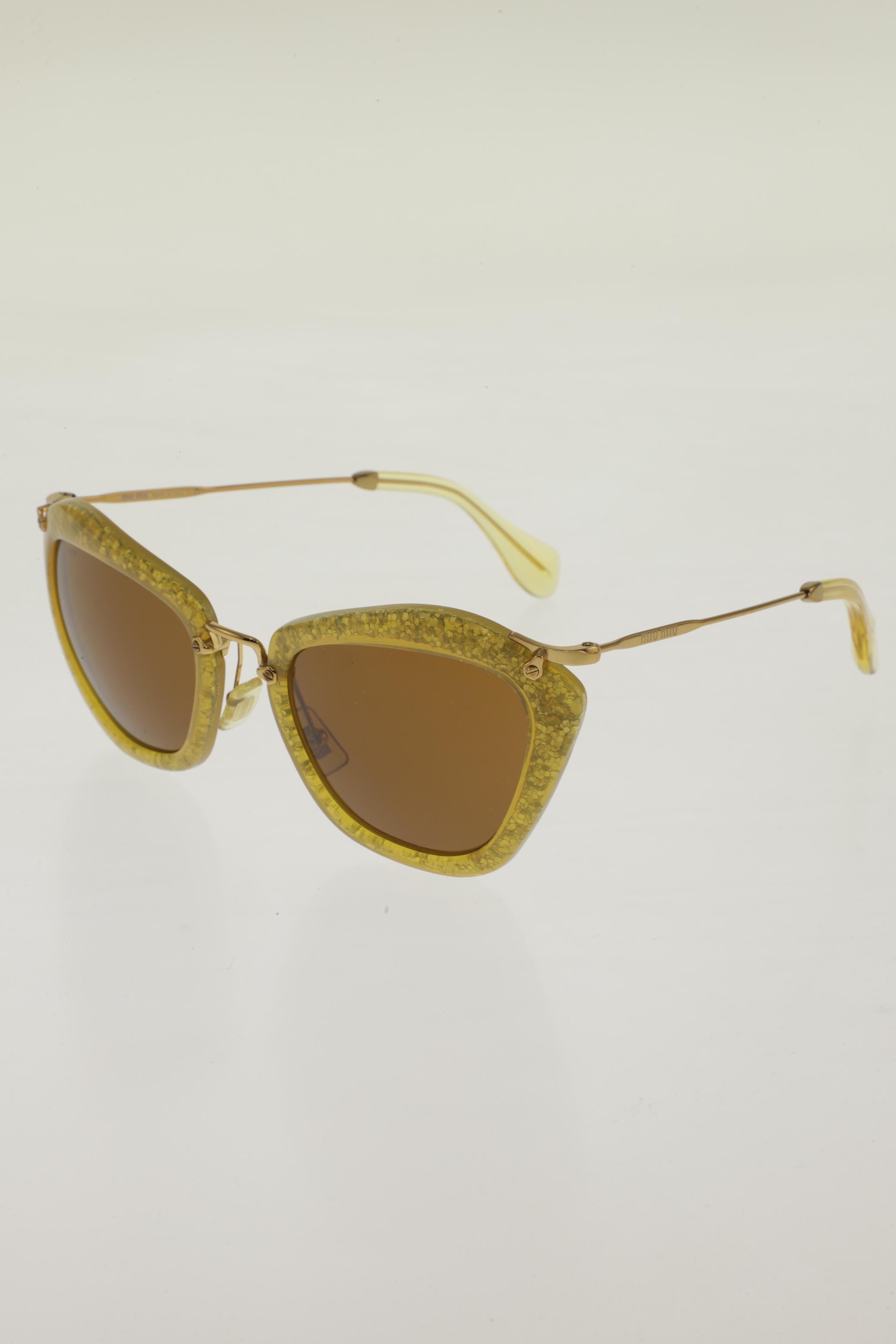 

Miu Miu Damen Sonnenbrille, beige