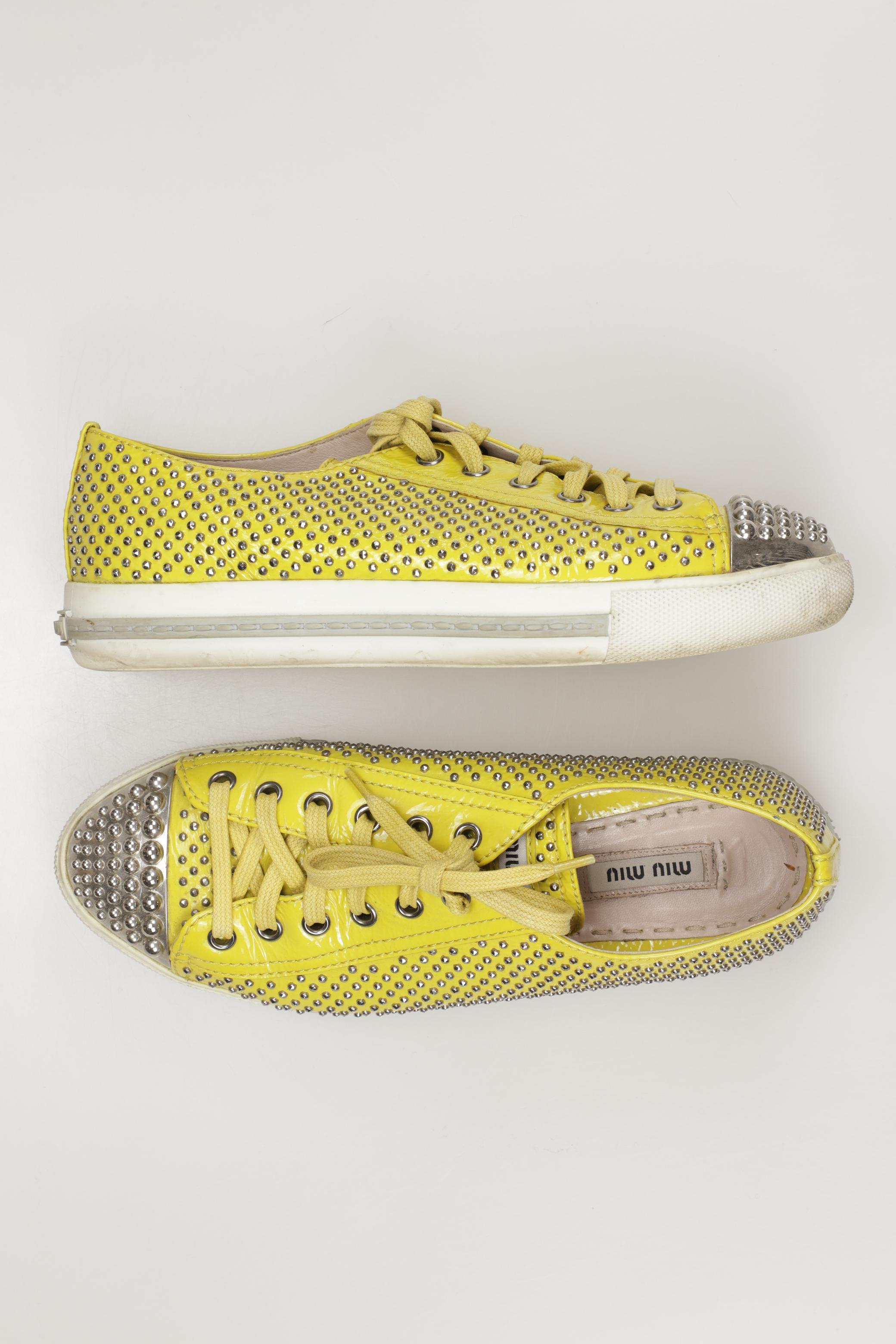 

Miu Miu Damen Sneakers, gelb, Gr. 37