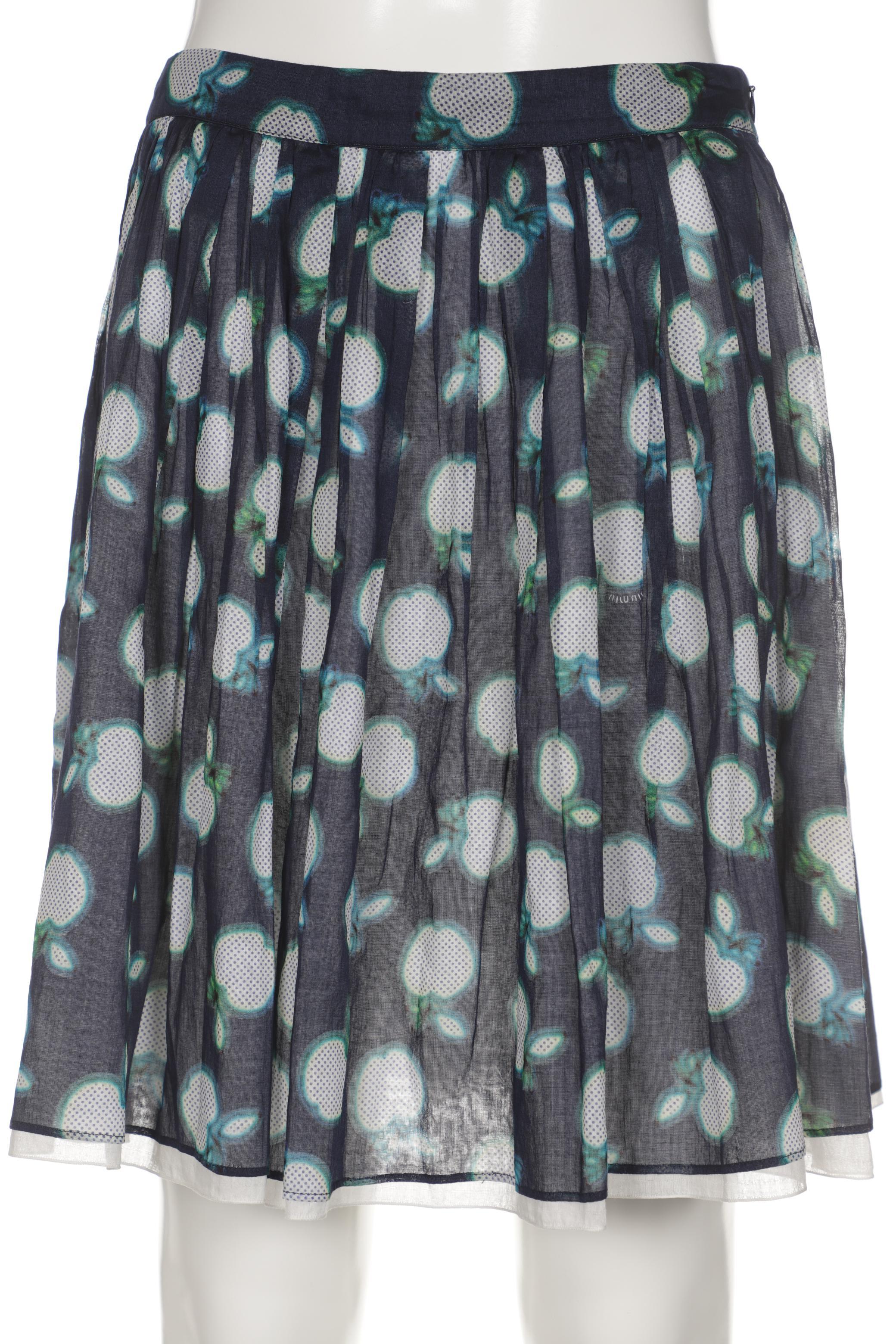 

Miu Miu Damen Rock, marineblau, Gr. 42